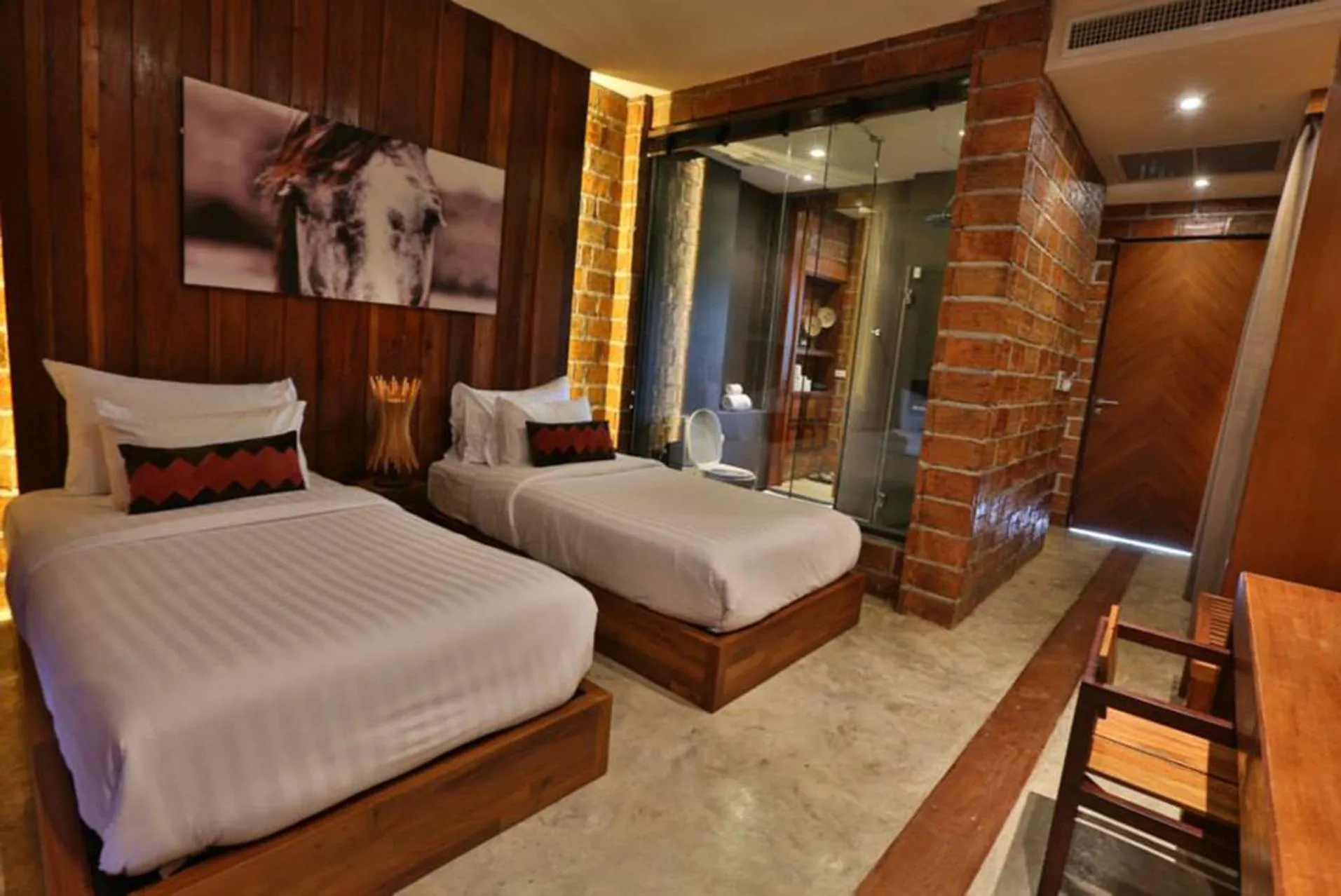 Bed in Puripai Villa Wellness & Retreat