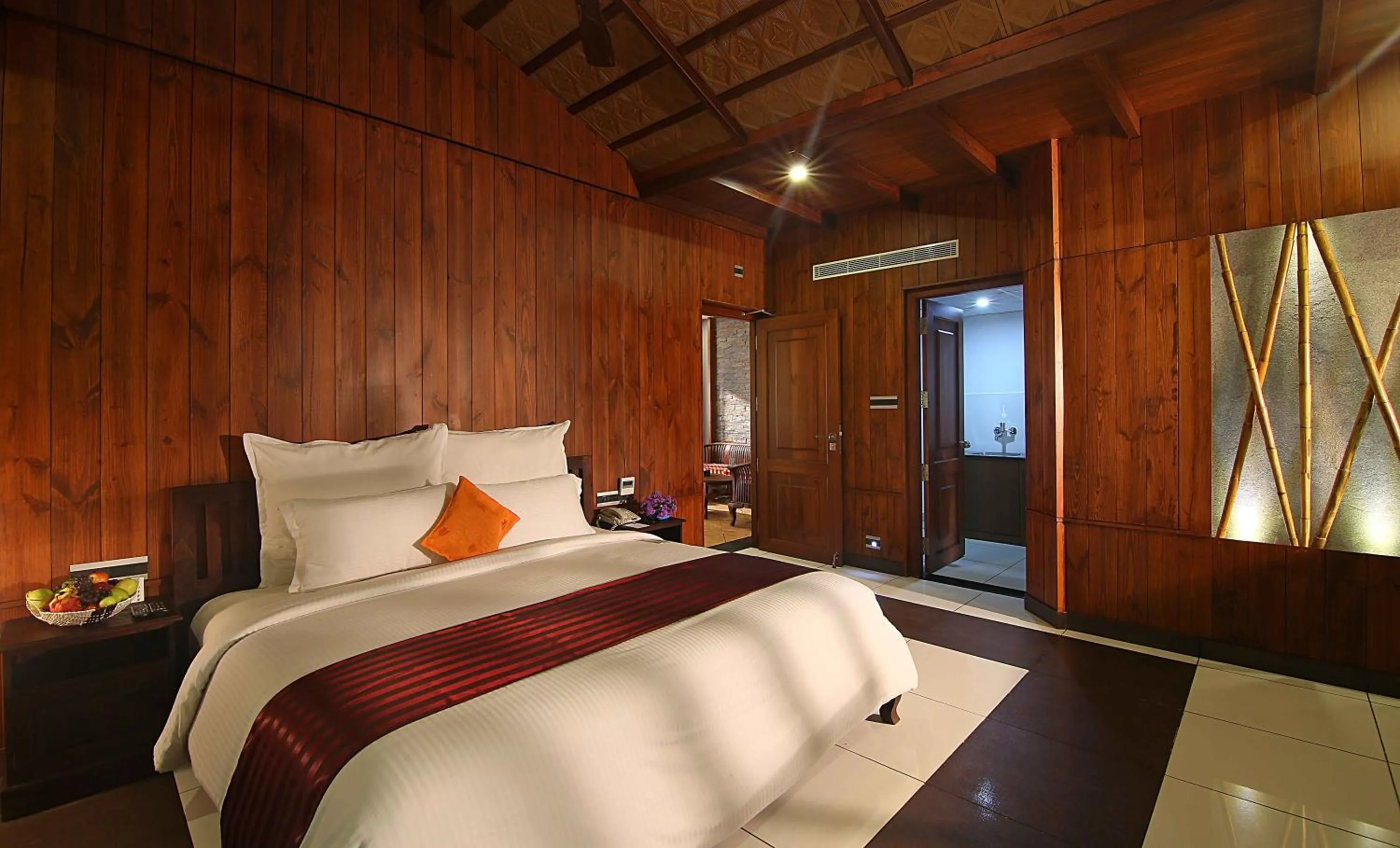 Bedroom, Bed in Vythiri Village