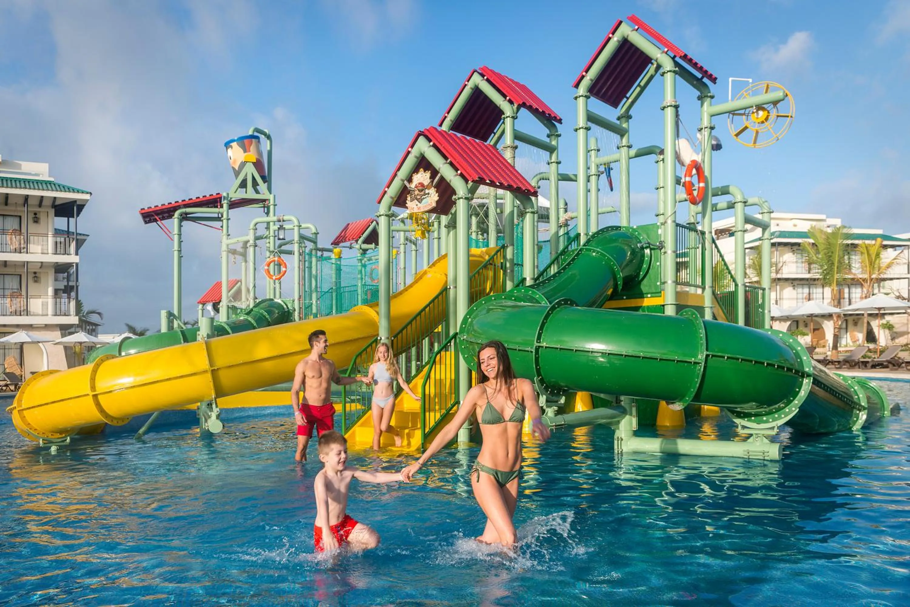 Aqua park in Ocean el Faro Resort - All Inclusive