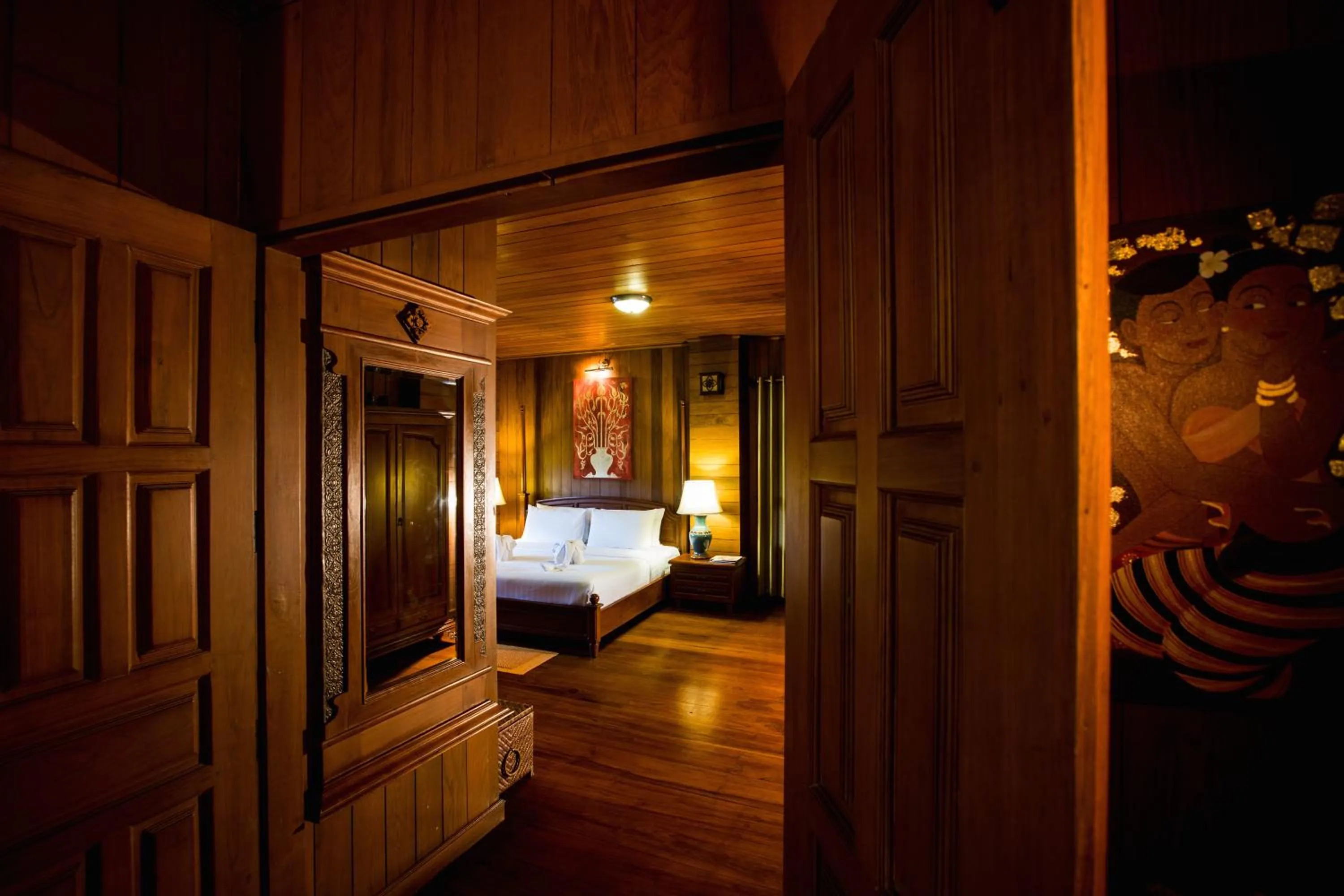 Living room, Bed in Ruen Come In