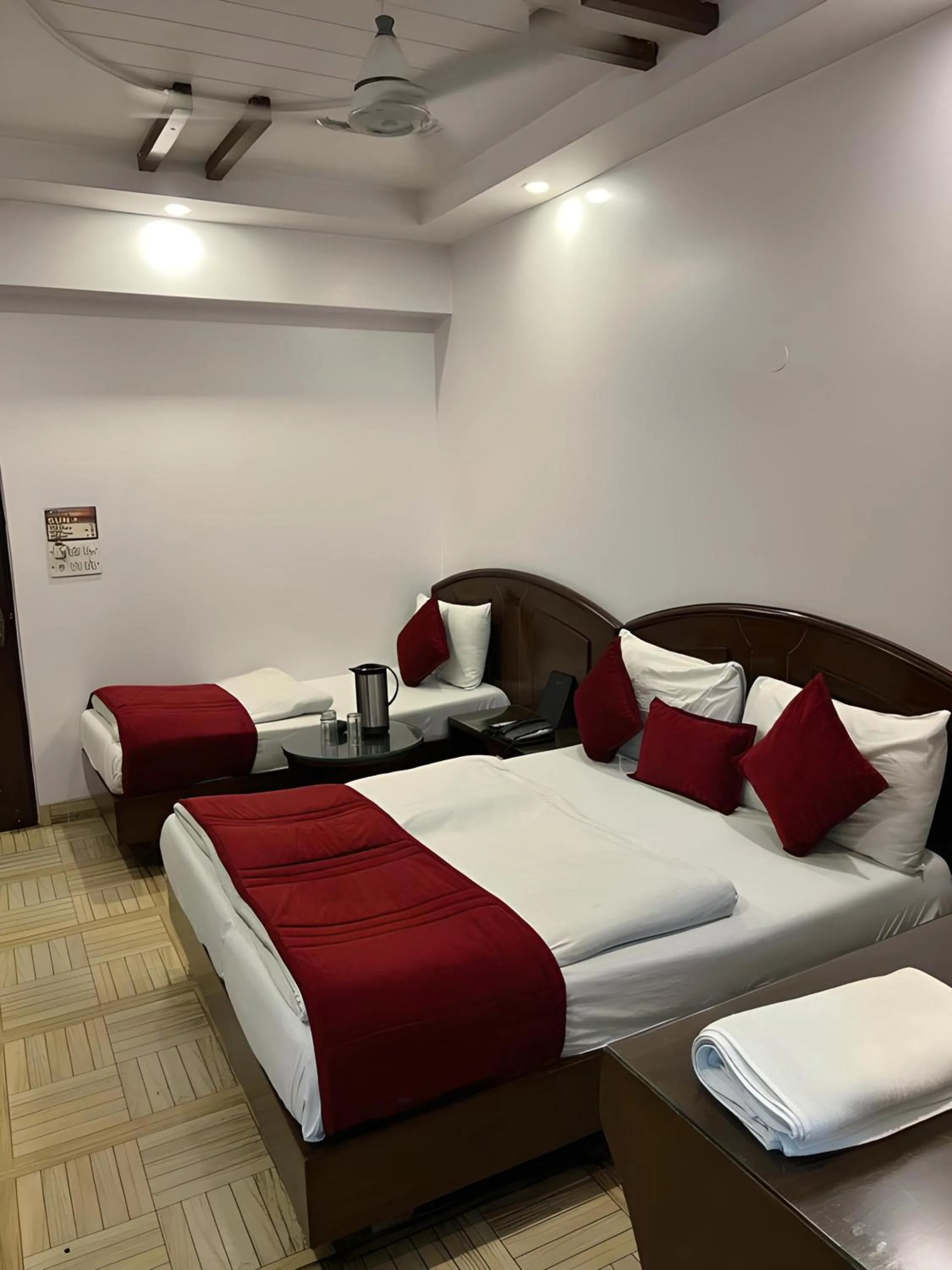 Bed in Hotel Sun International