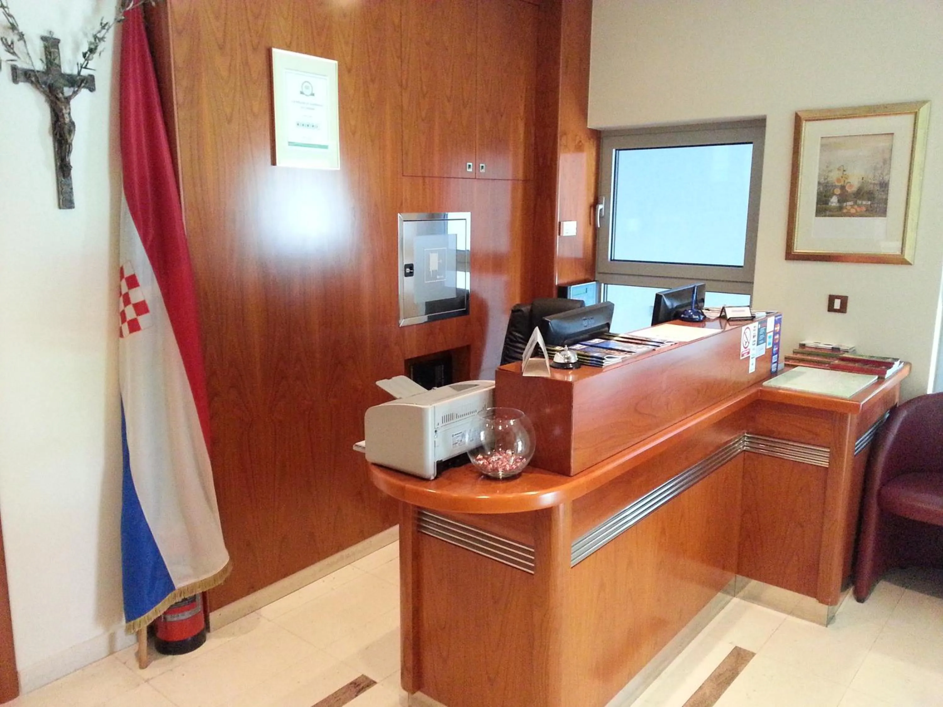Lobby or reception in Hotel Croatia