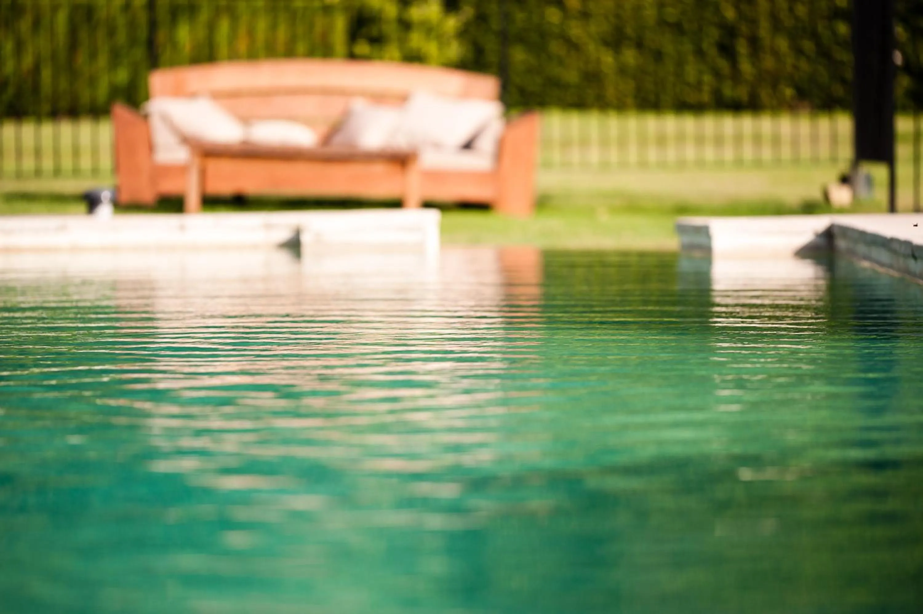 Swimming pool in Château de Courcelles - Relais & Châteaux