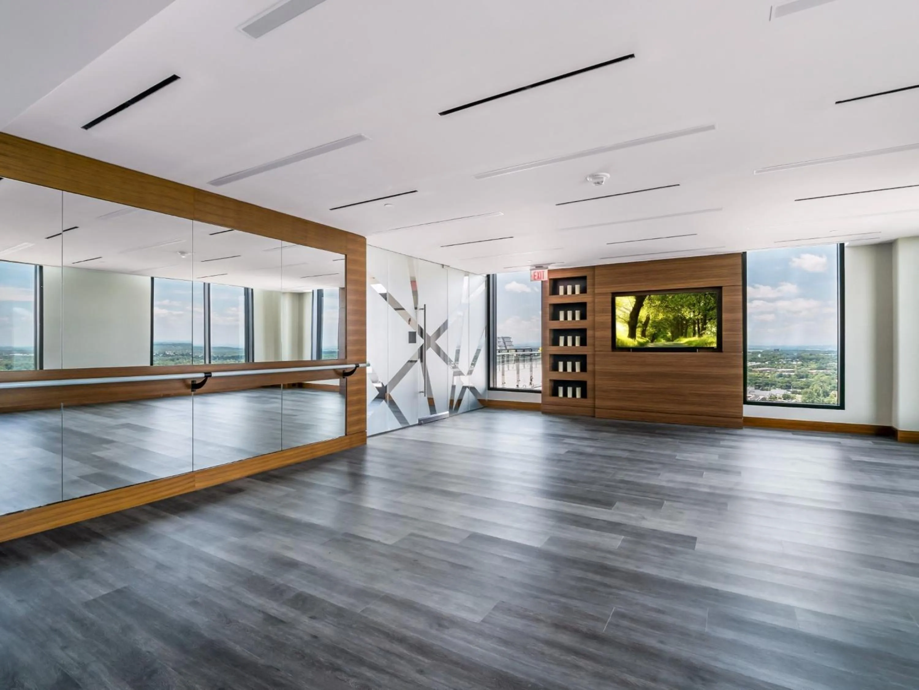 Property building in Global Luxury Suites at Reston Town Center