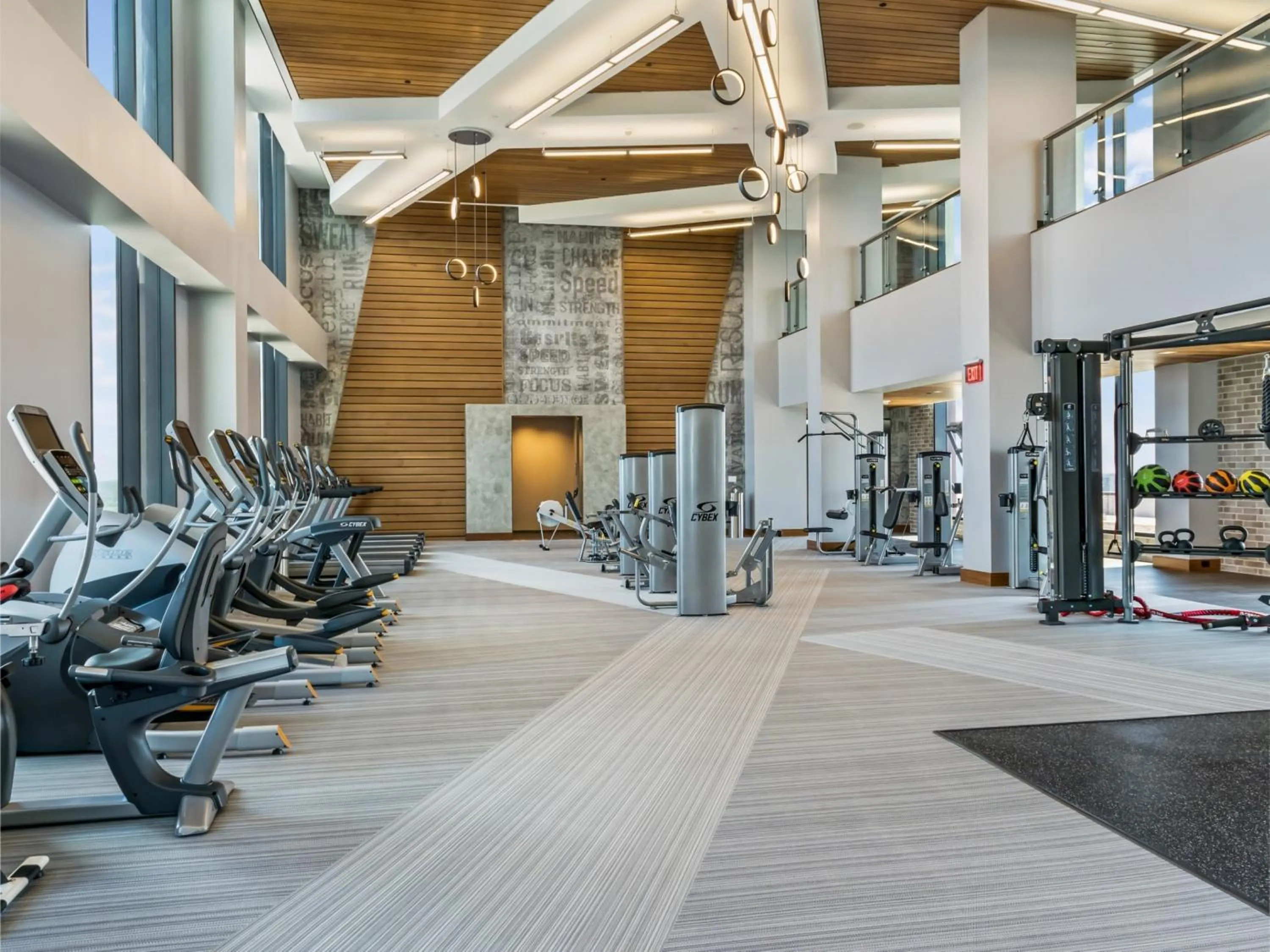 Property building in Global Luxury Suites at Reston Town Center