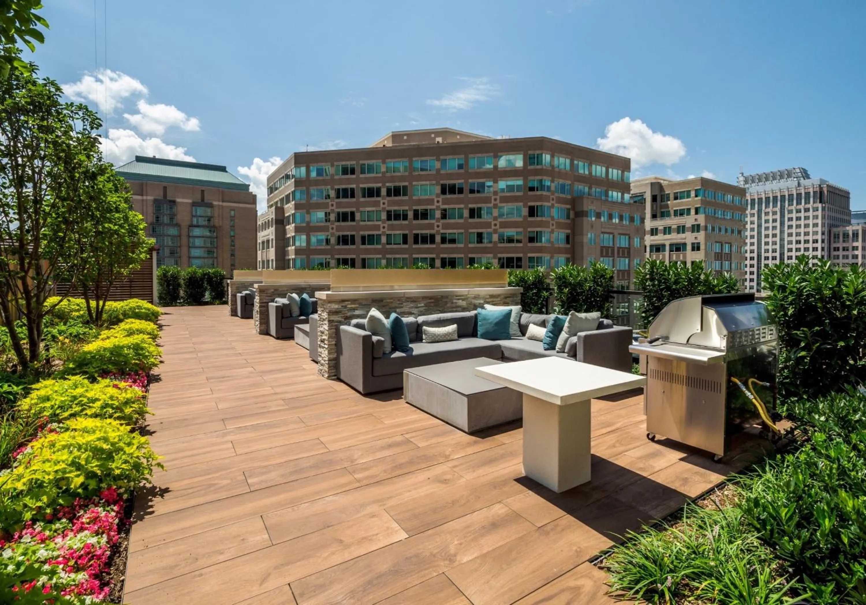 Property building in Global Luxury Suites at Reston Town Center