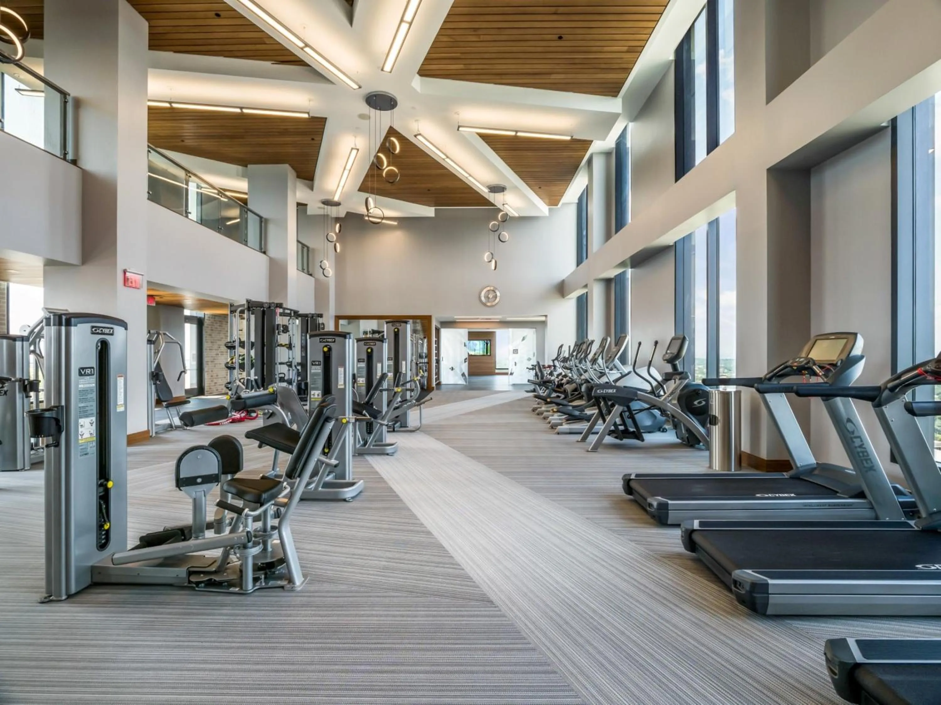 Property building in Global Luxury Suites at Reston Town Center