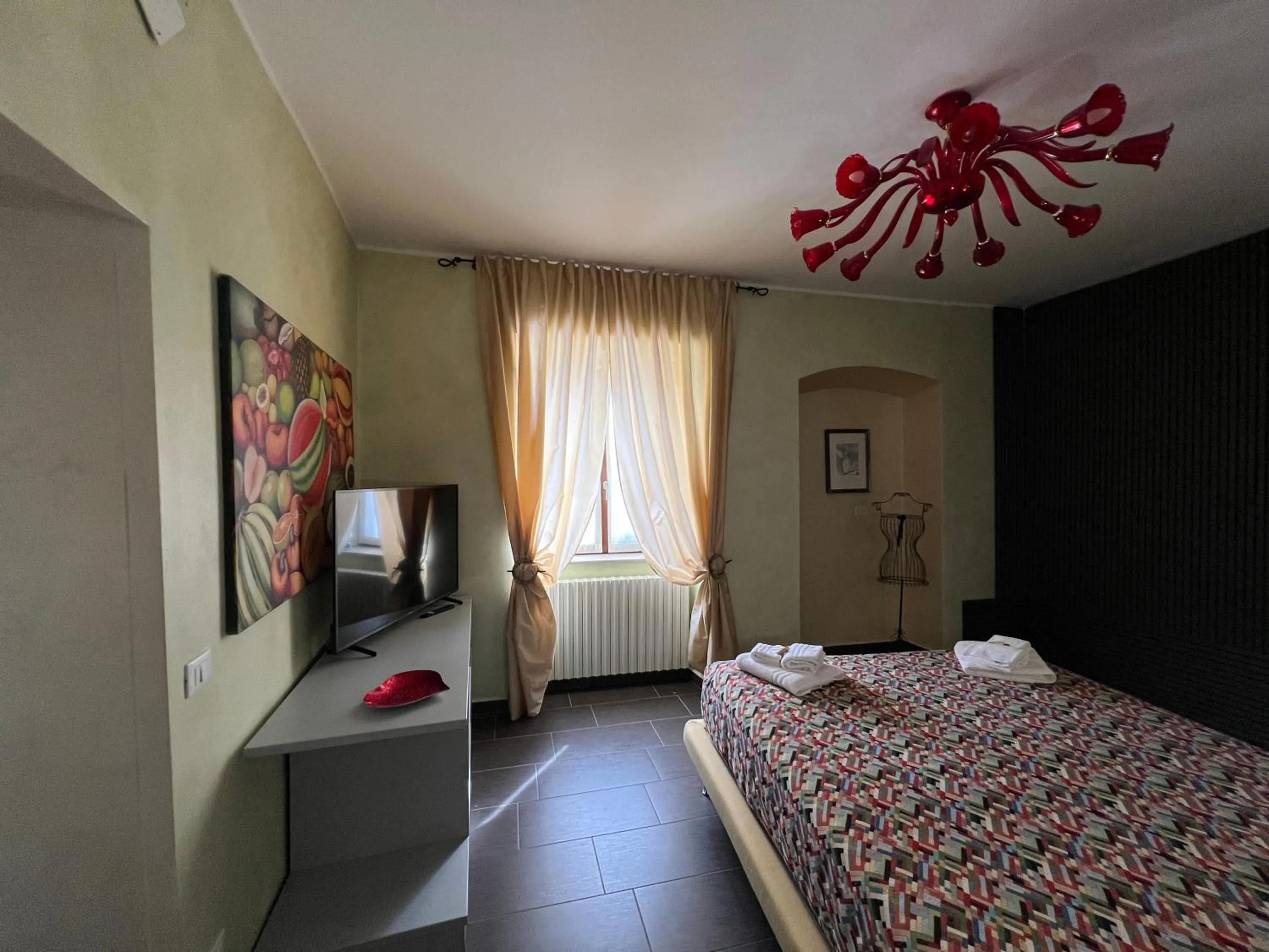 TV and multimedia, Bed in Dimora del Riccio