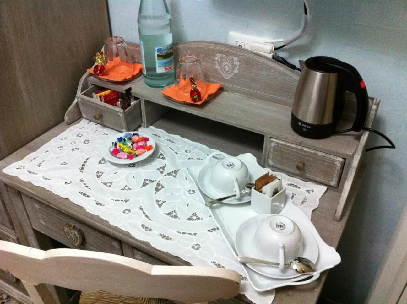 Decorative detail in Dimora del Riccio