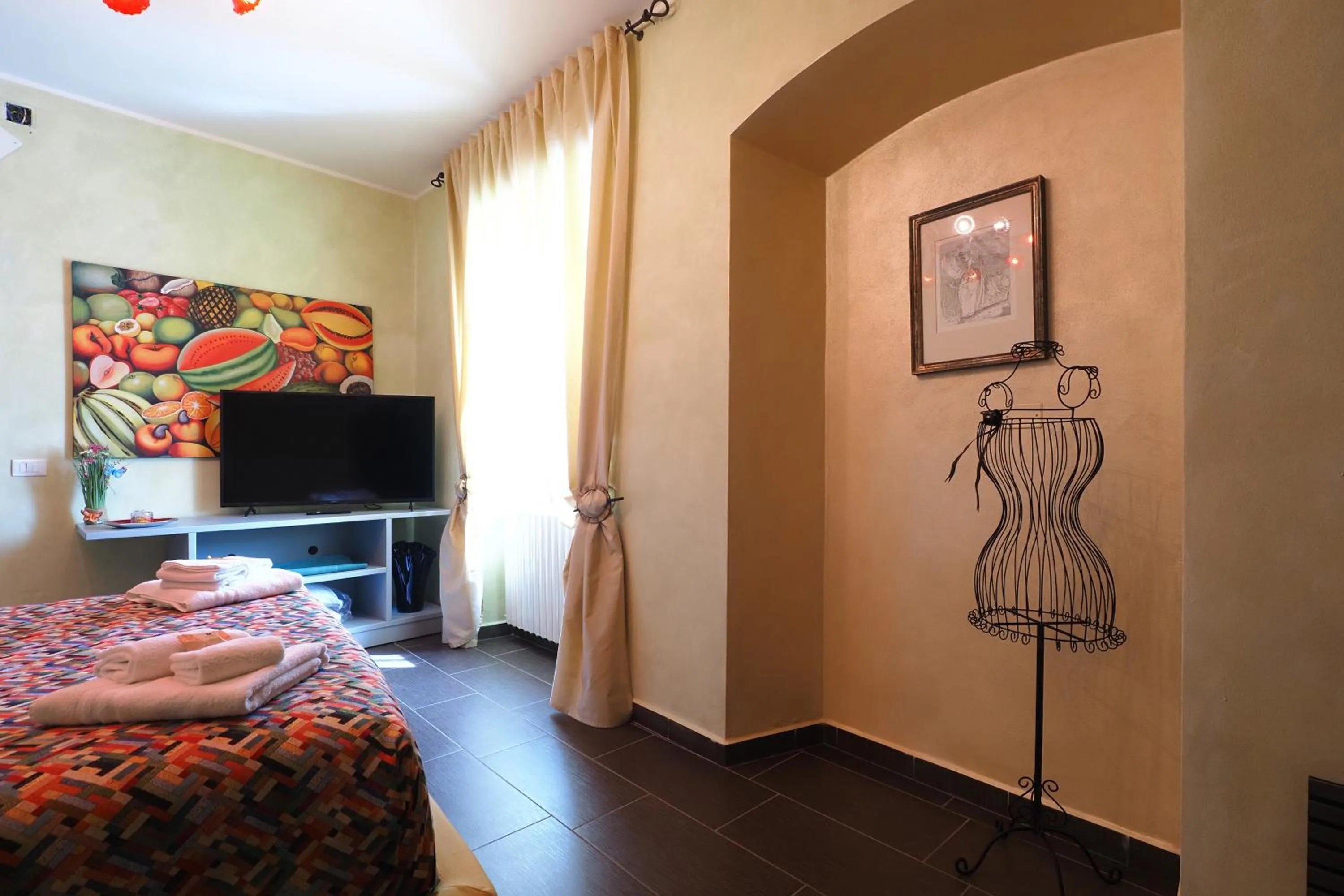 TV and multimedia, Bed in Dimora del Riccio