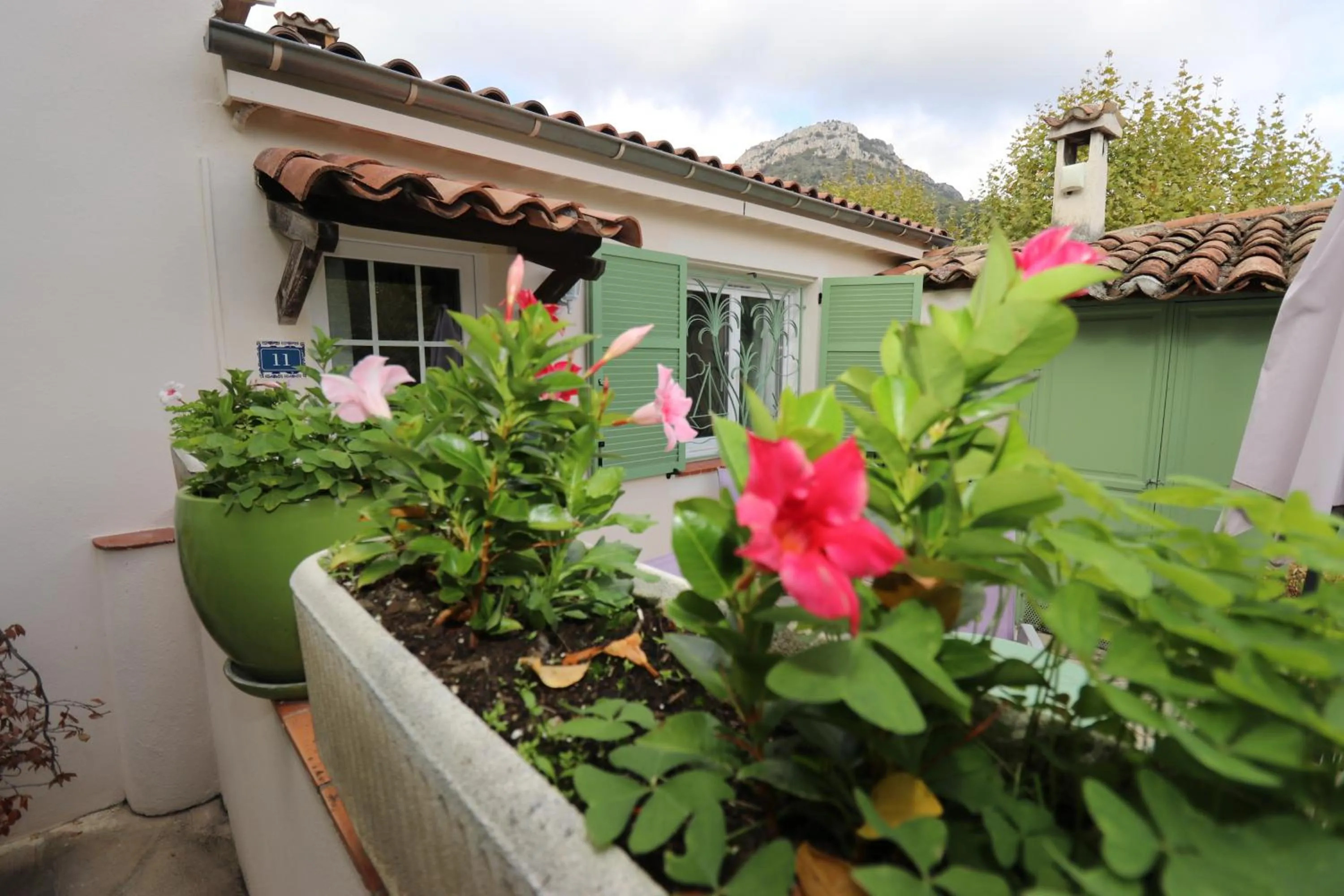 View (from property/room) in La Villa Roseraie , Hôtel Familial OUVERT TOUTE L ANNEE