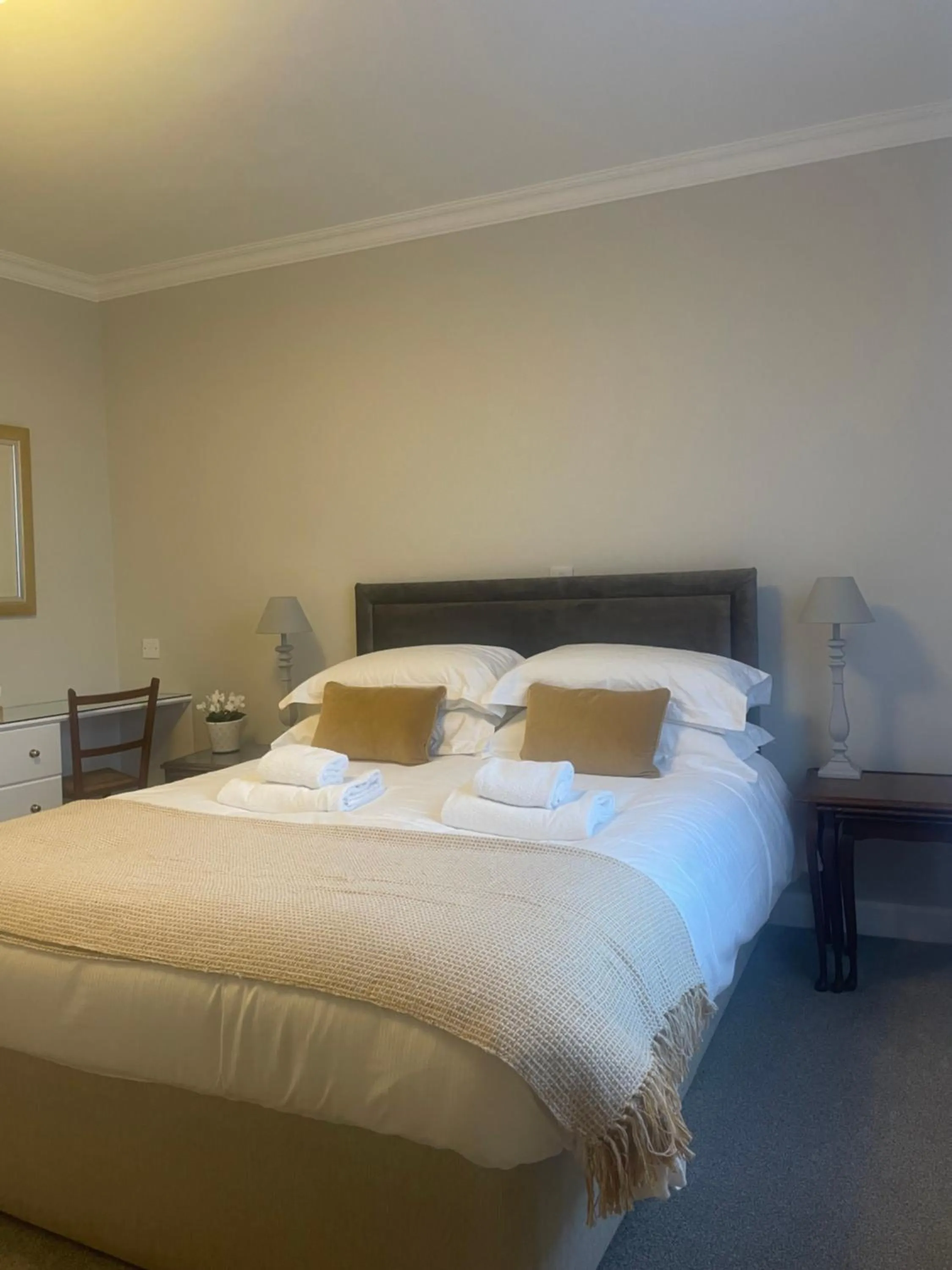 Bed in The Garret Hotel