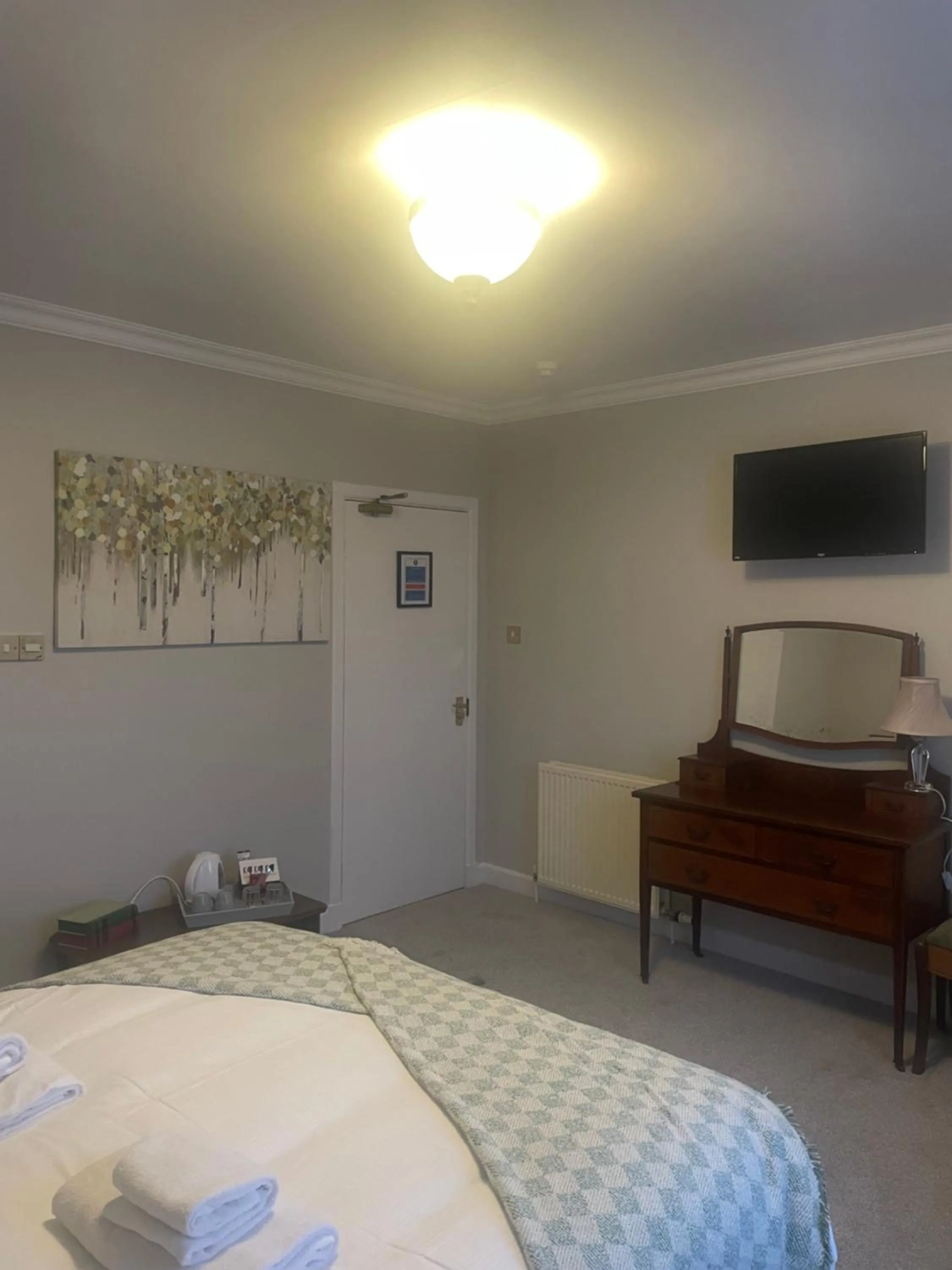 Bed in The Garret Hotel