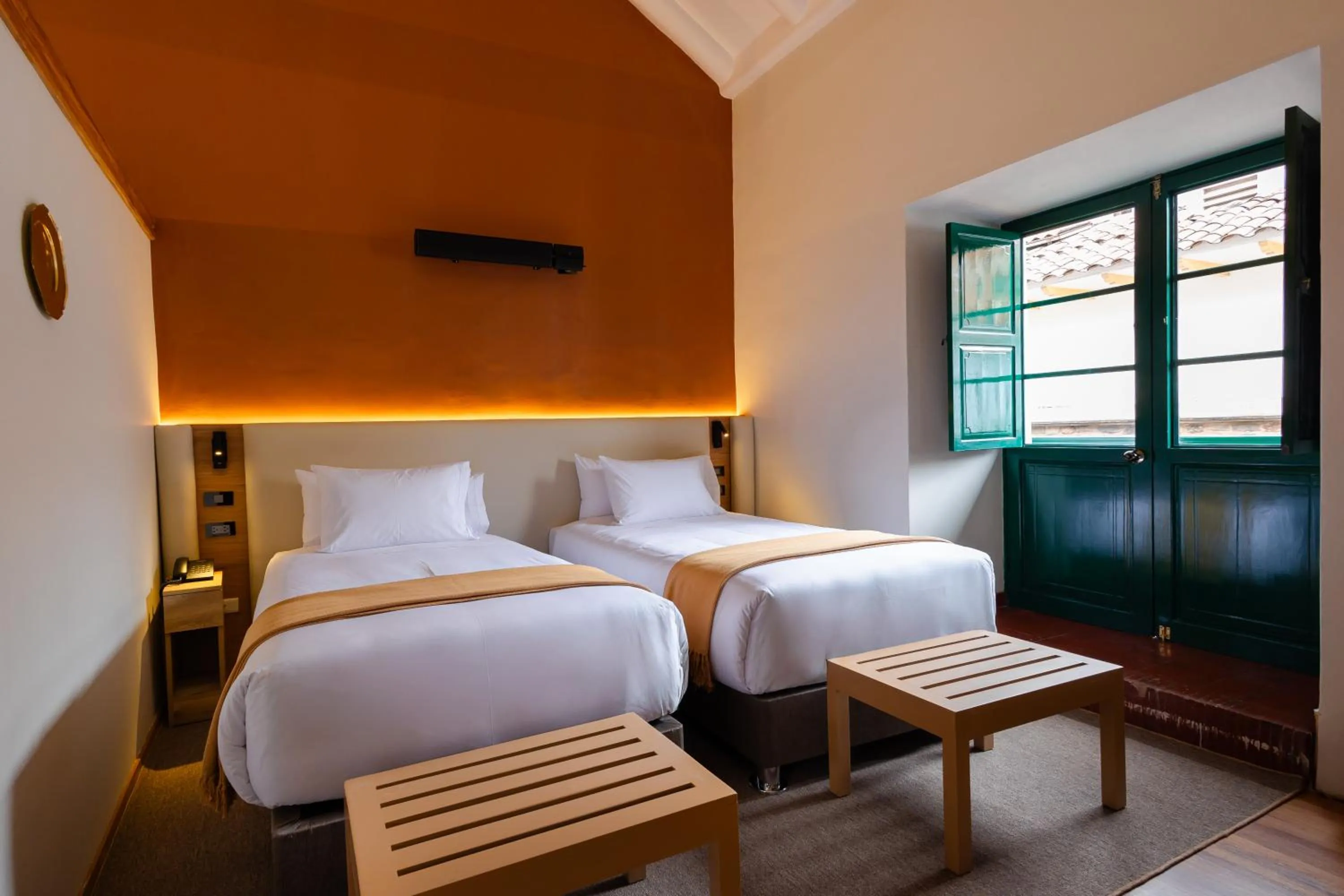 Bed in Hotel Hacienda Sonqori Centro Histórico