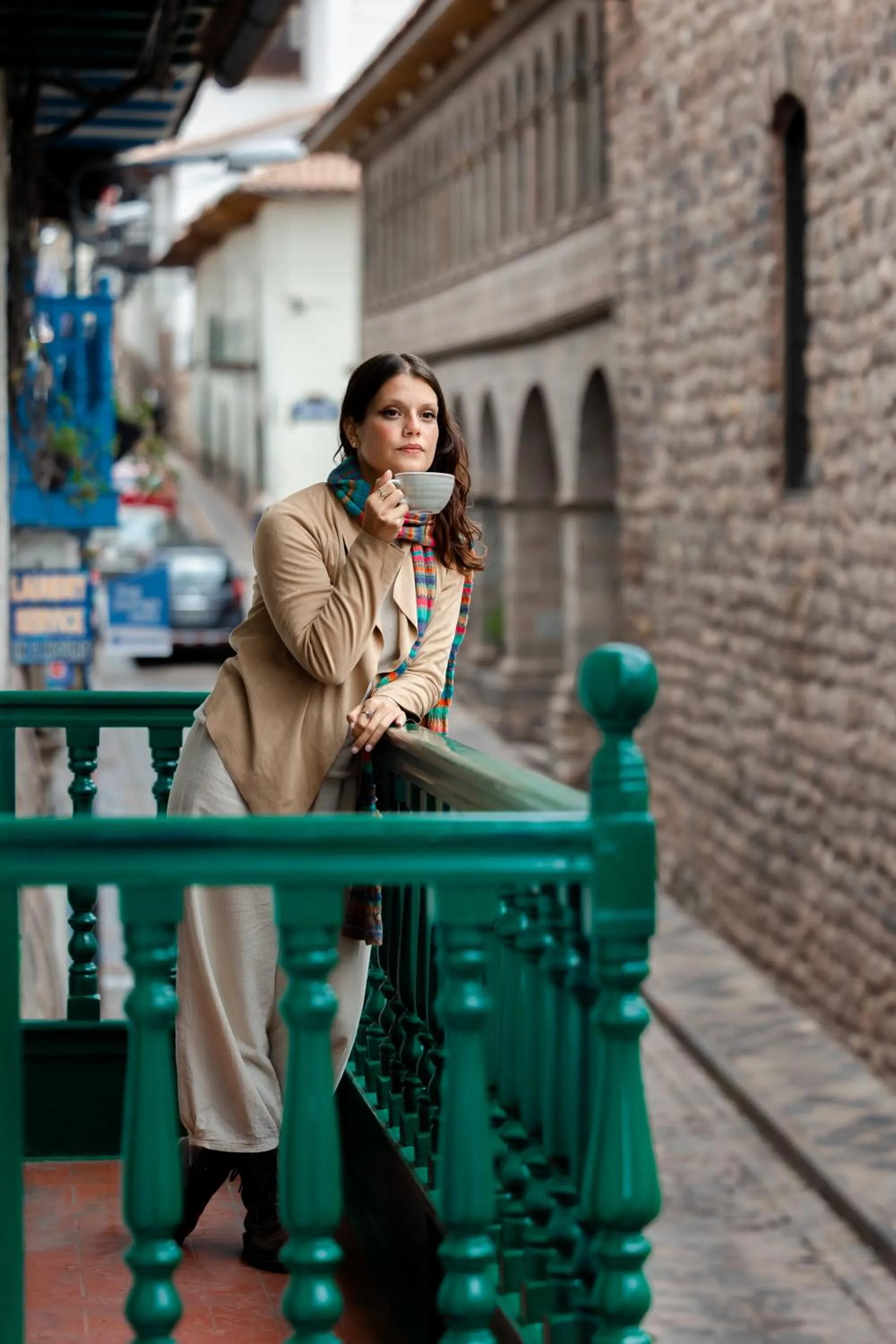 Balcony/Terrace in Hotel Hacienda Sonqori Centro Histórico