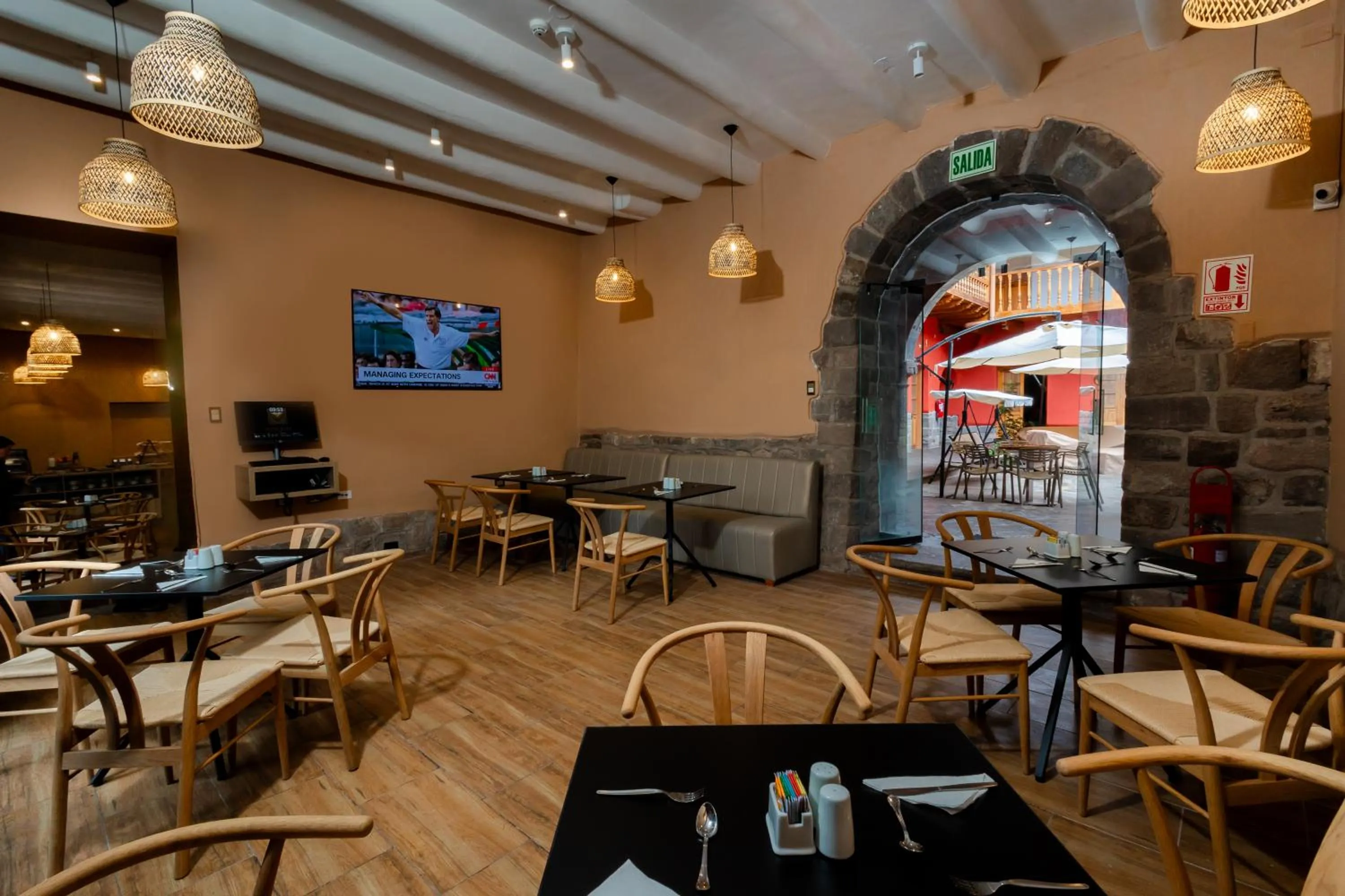 Restaurant/places to eat in Hotel Hacienda Sonqori Centro Histórico