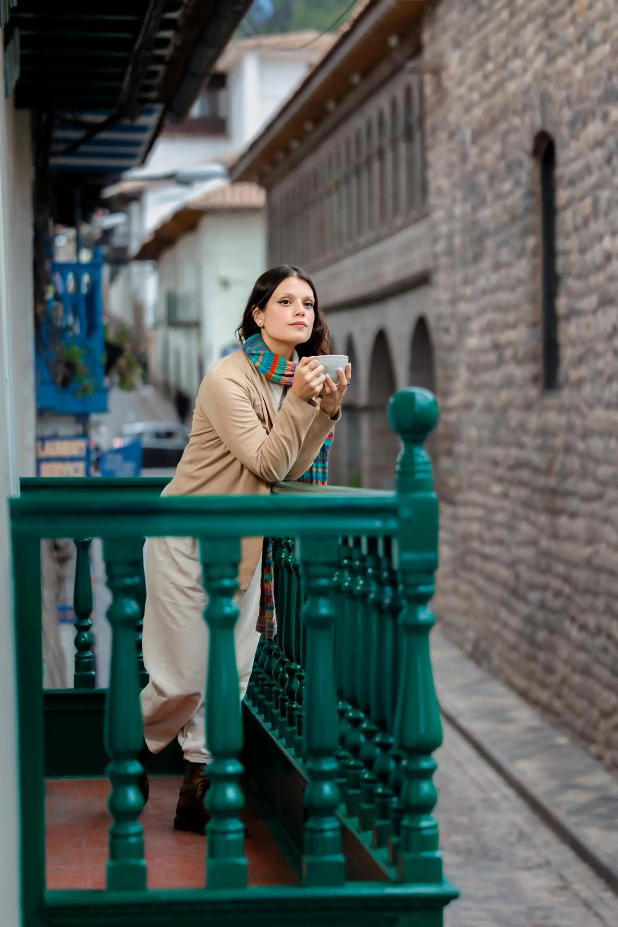 Balcony/Terrace in Hotel Hacienda Sonqori Centro Histórico