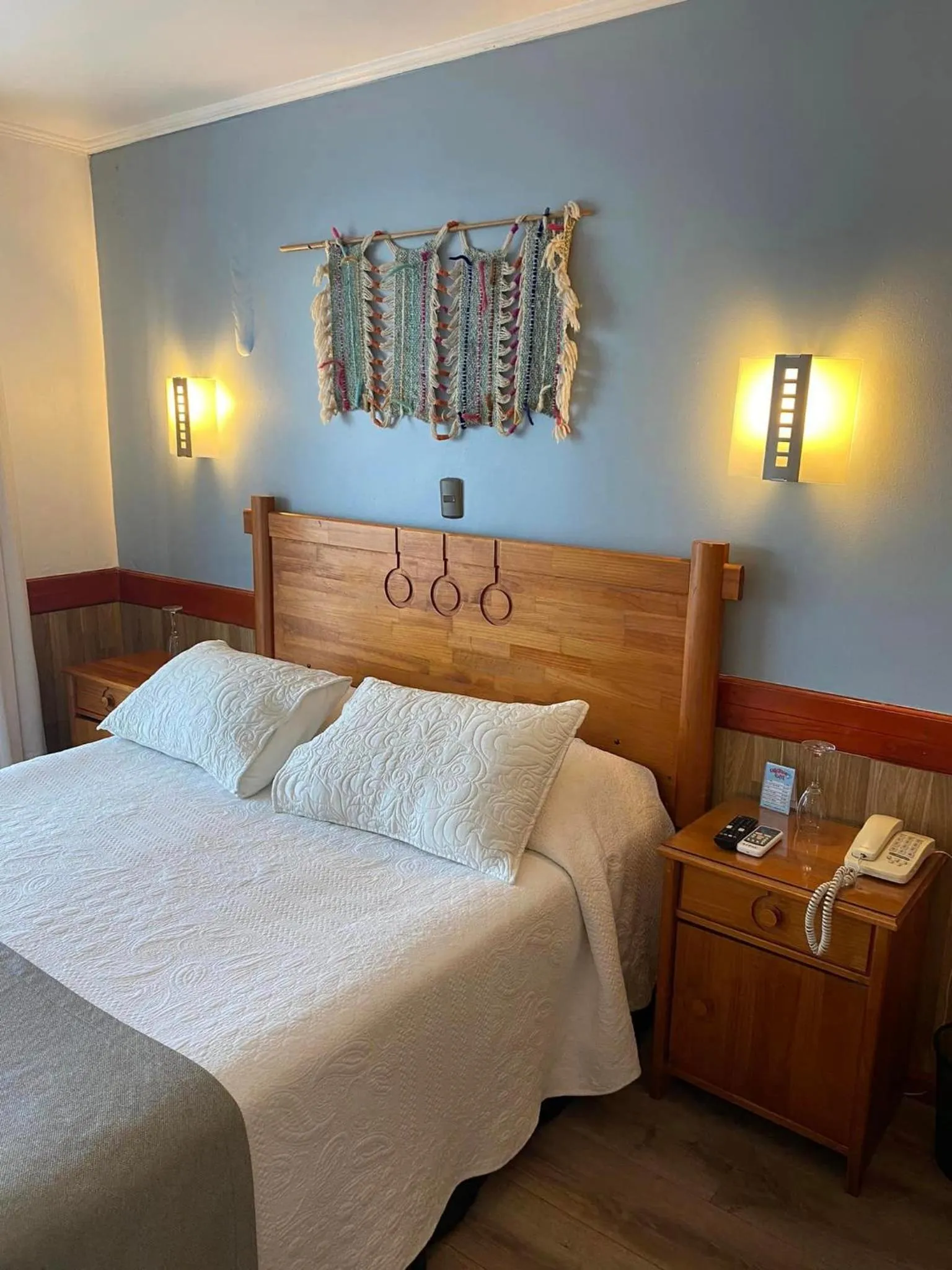 Bed in Hotel Encanto del Río