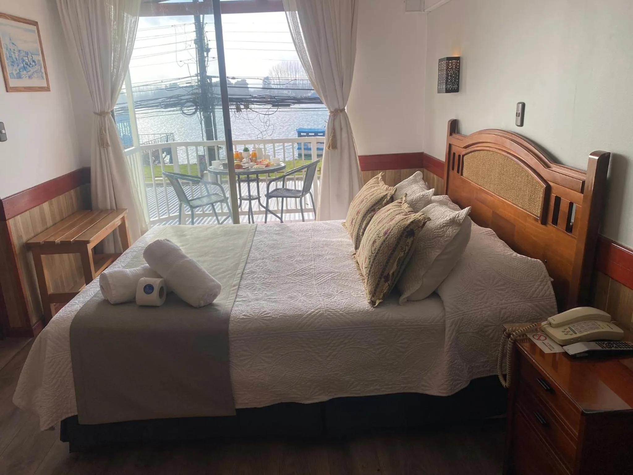 Bed in Hotel Encanto del Río