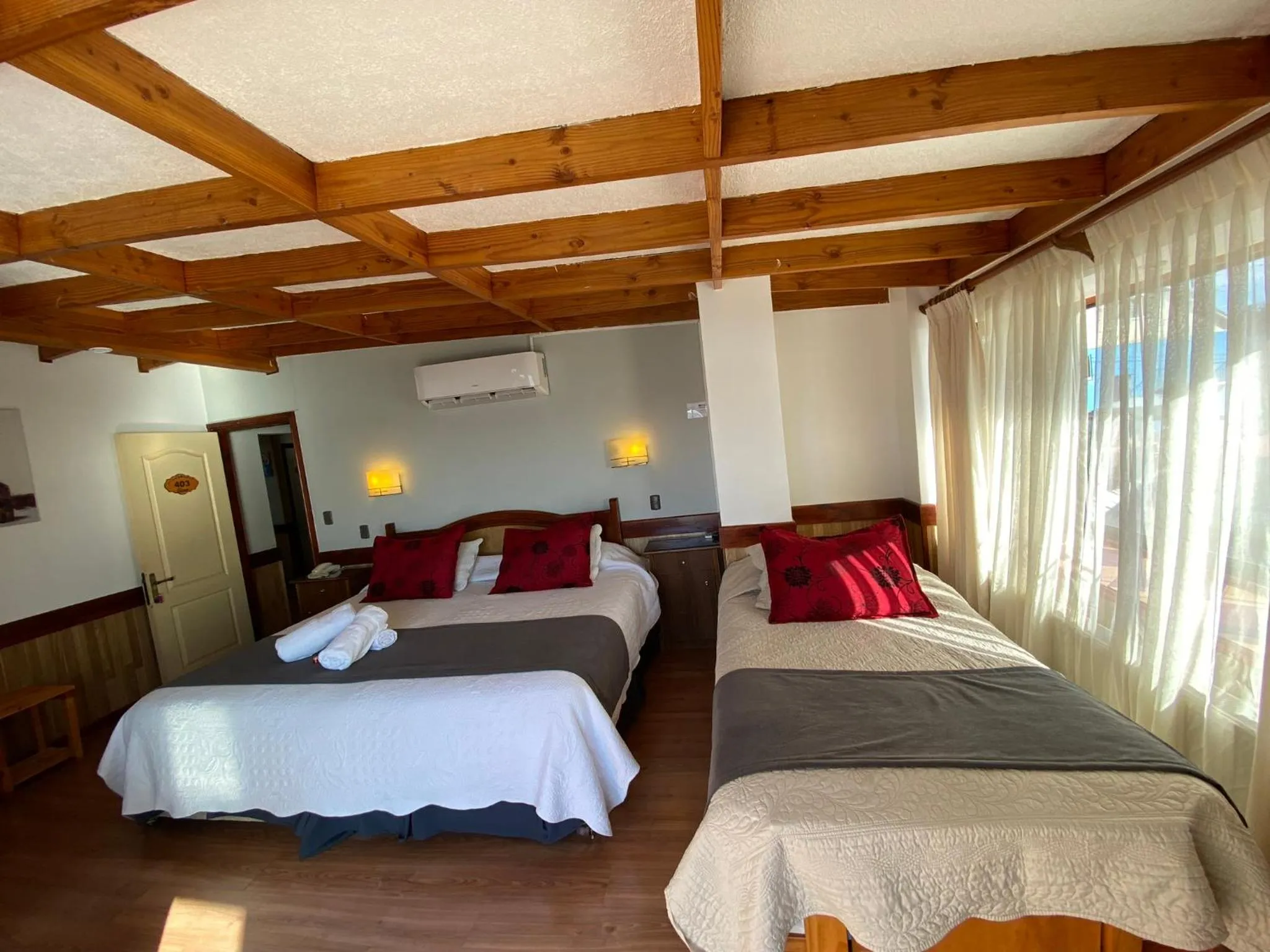 Bed in Hotel Encanto del Río