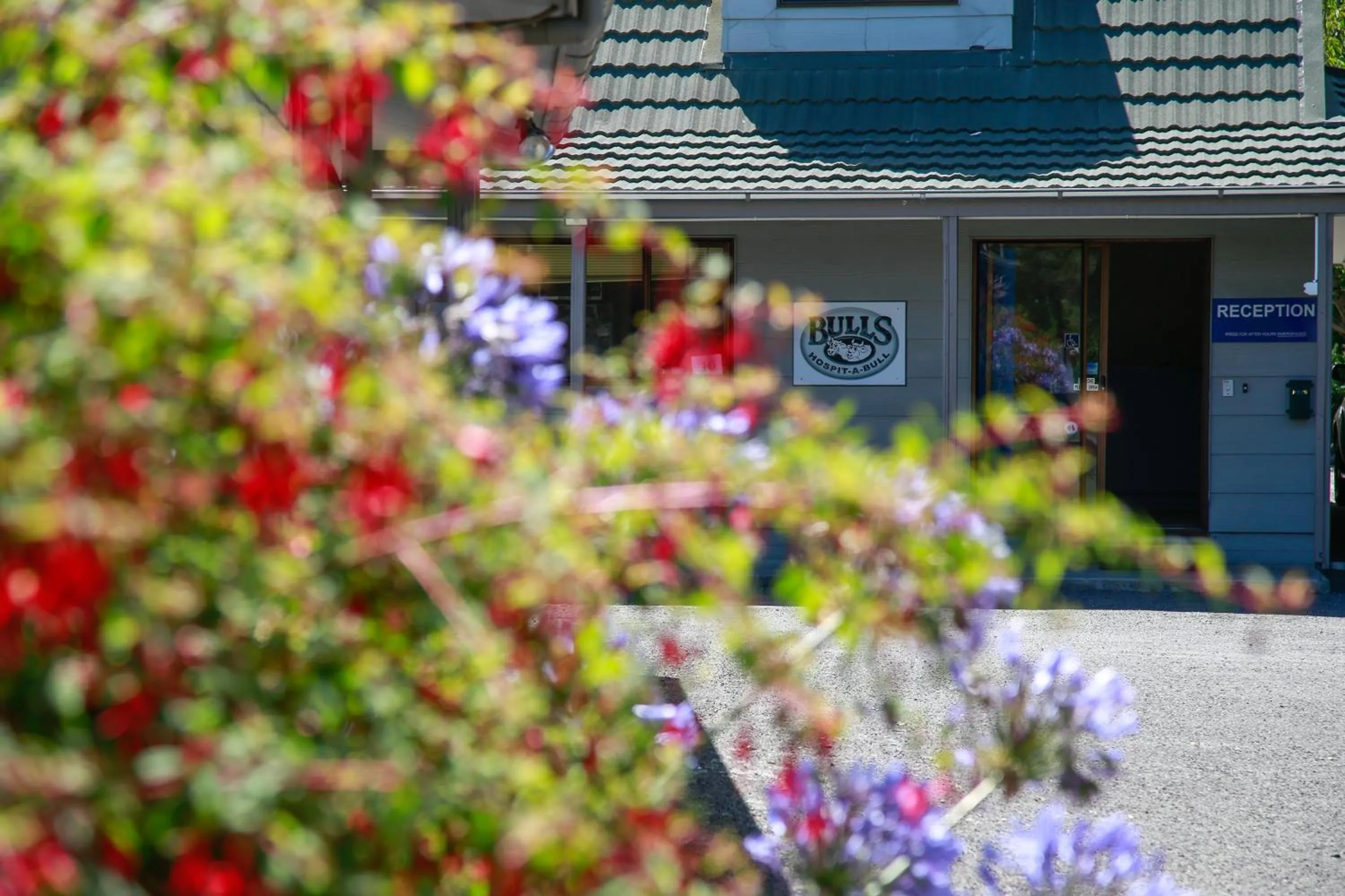 Facade/entrance in Bulls Motel & Holiday Park