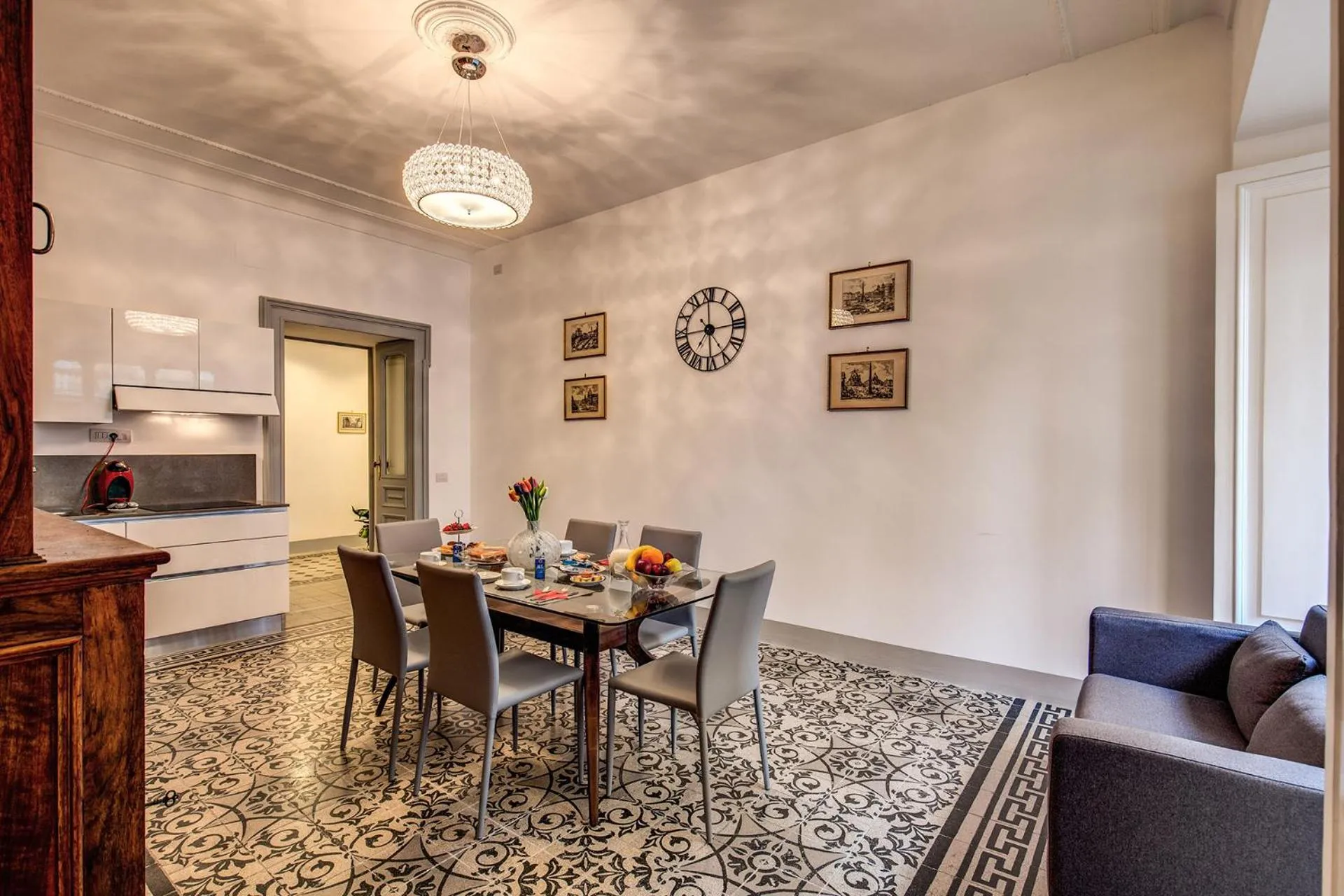 Dining area in Feronia Guest house