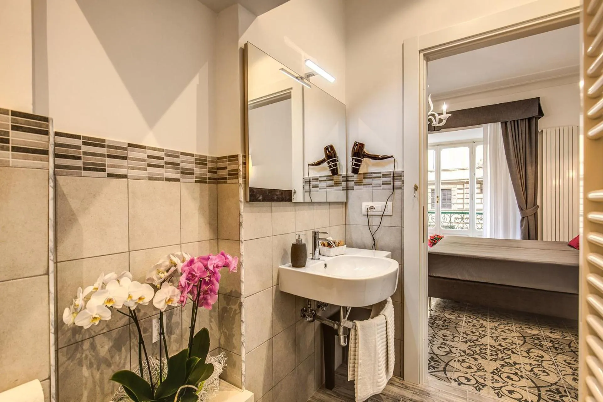 Bathroom in Feronia Guest house