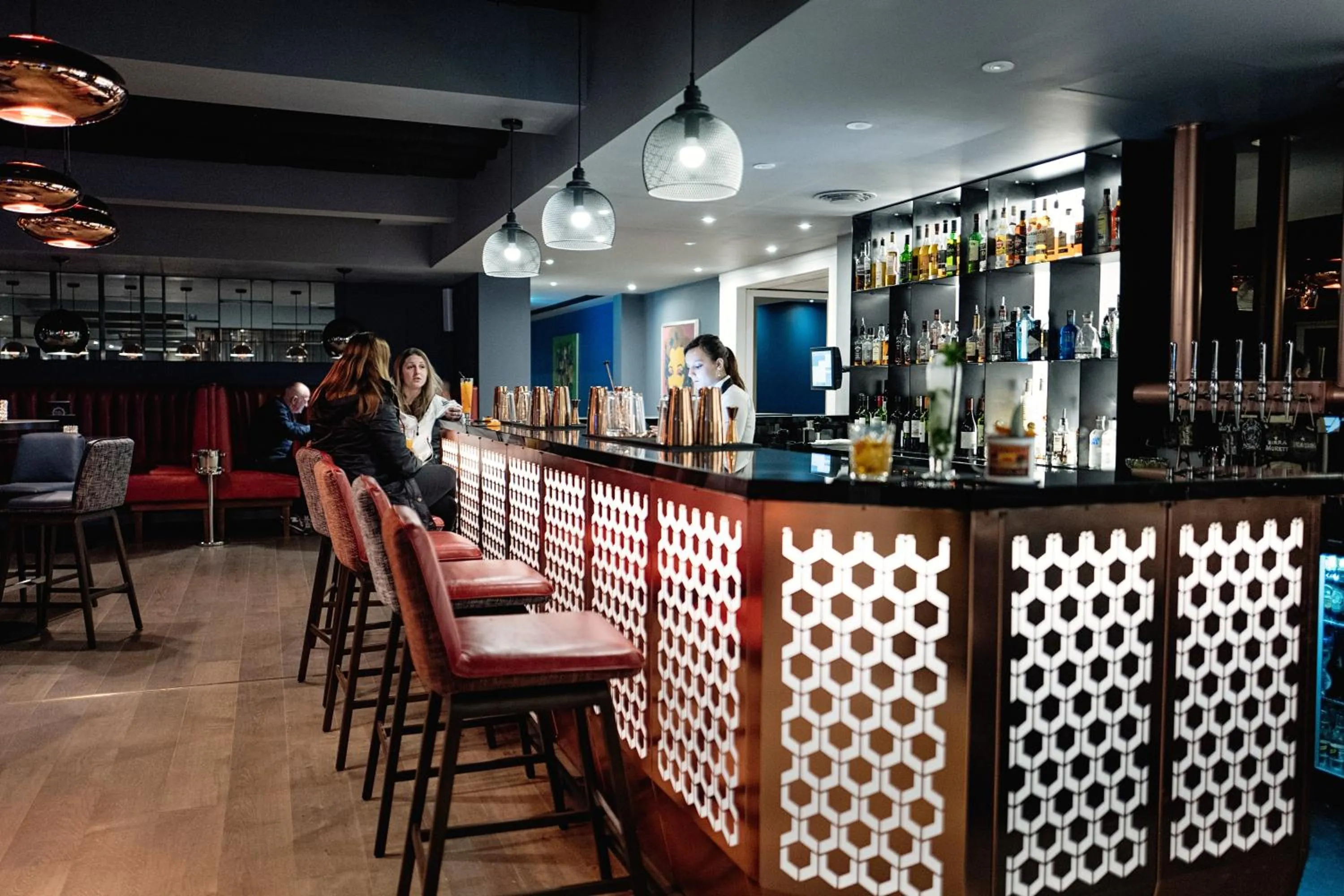 Lounge or bar in Malmaison Brighton