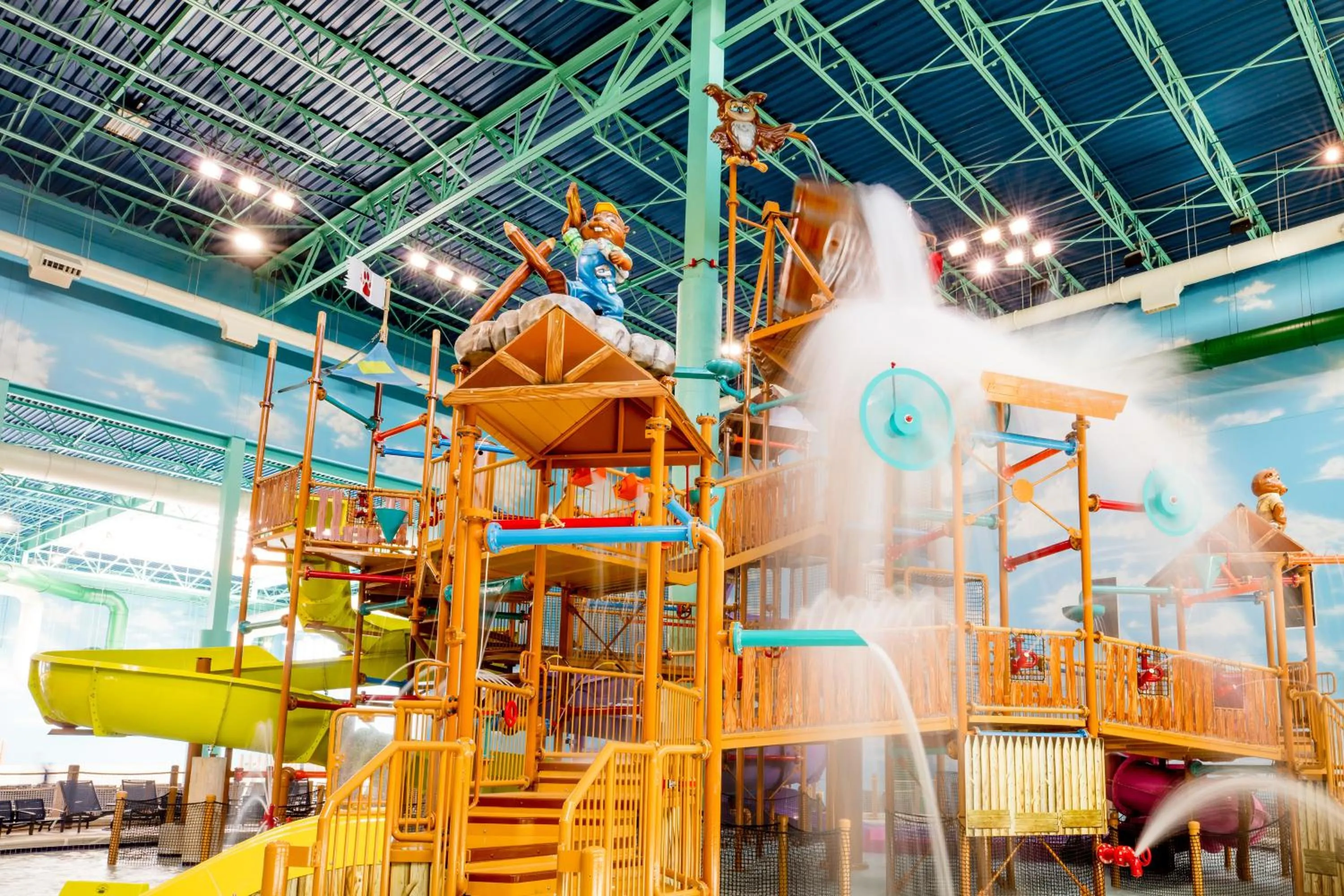 Aqua park in Great Wolf Lodge Bloomington