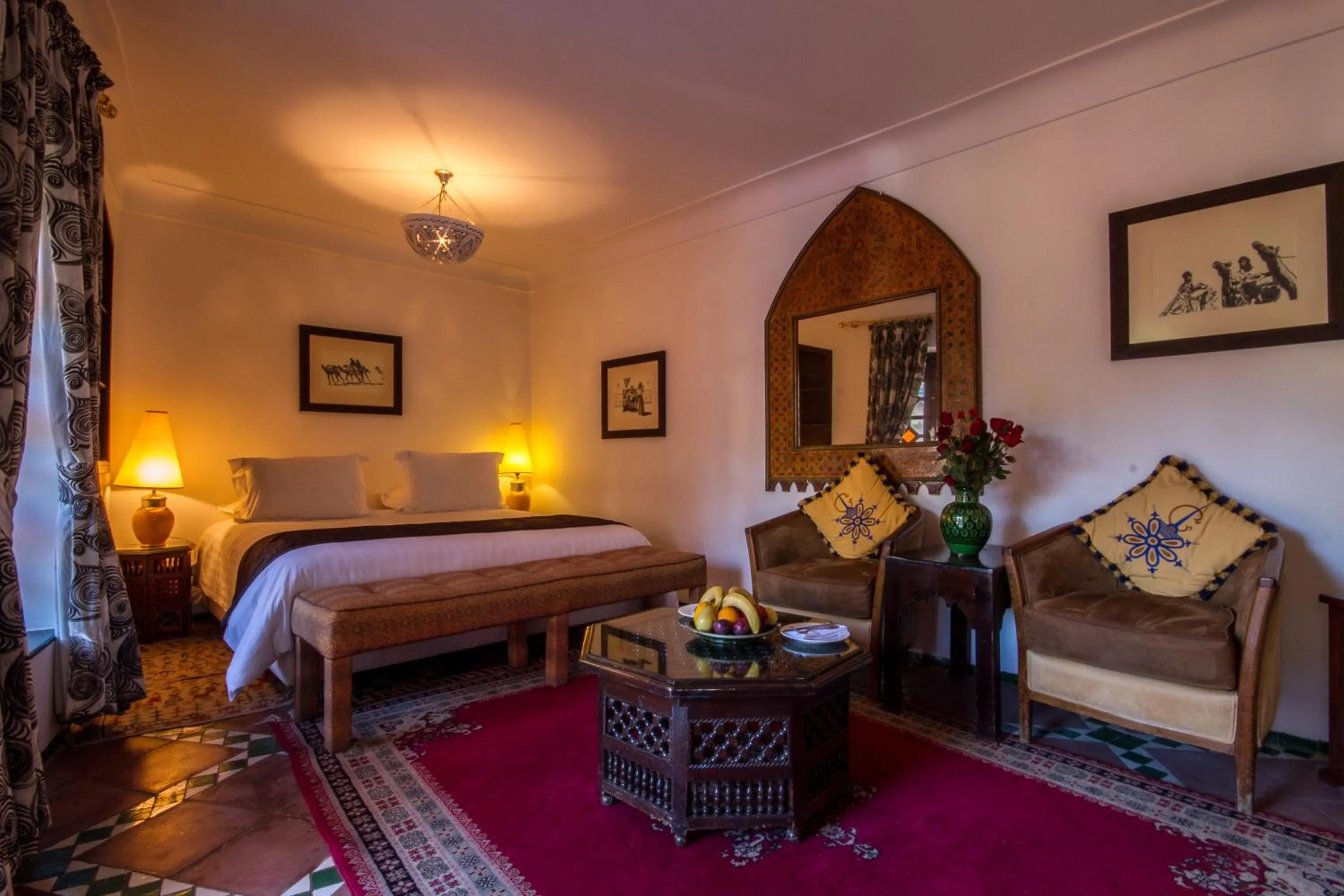 Bedroom, Bed in Palais Dar Donab