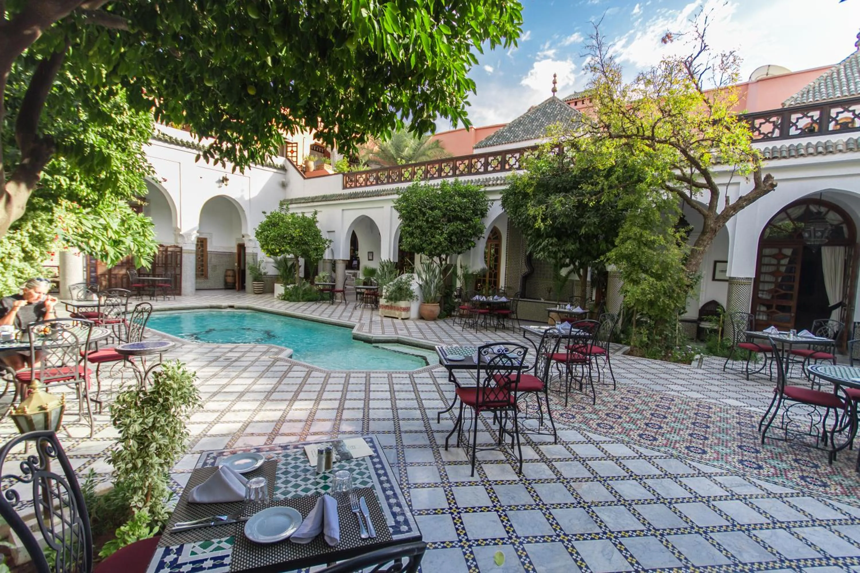 Garden in Palais Dar Donab