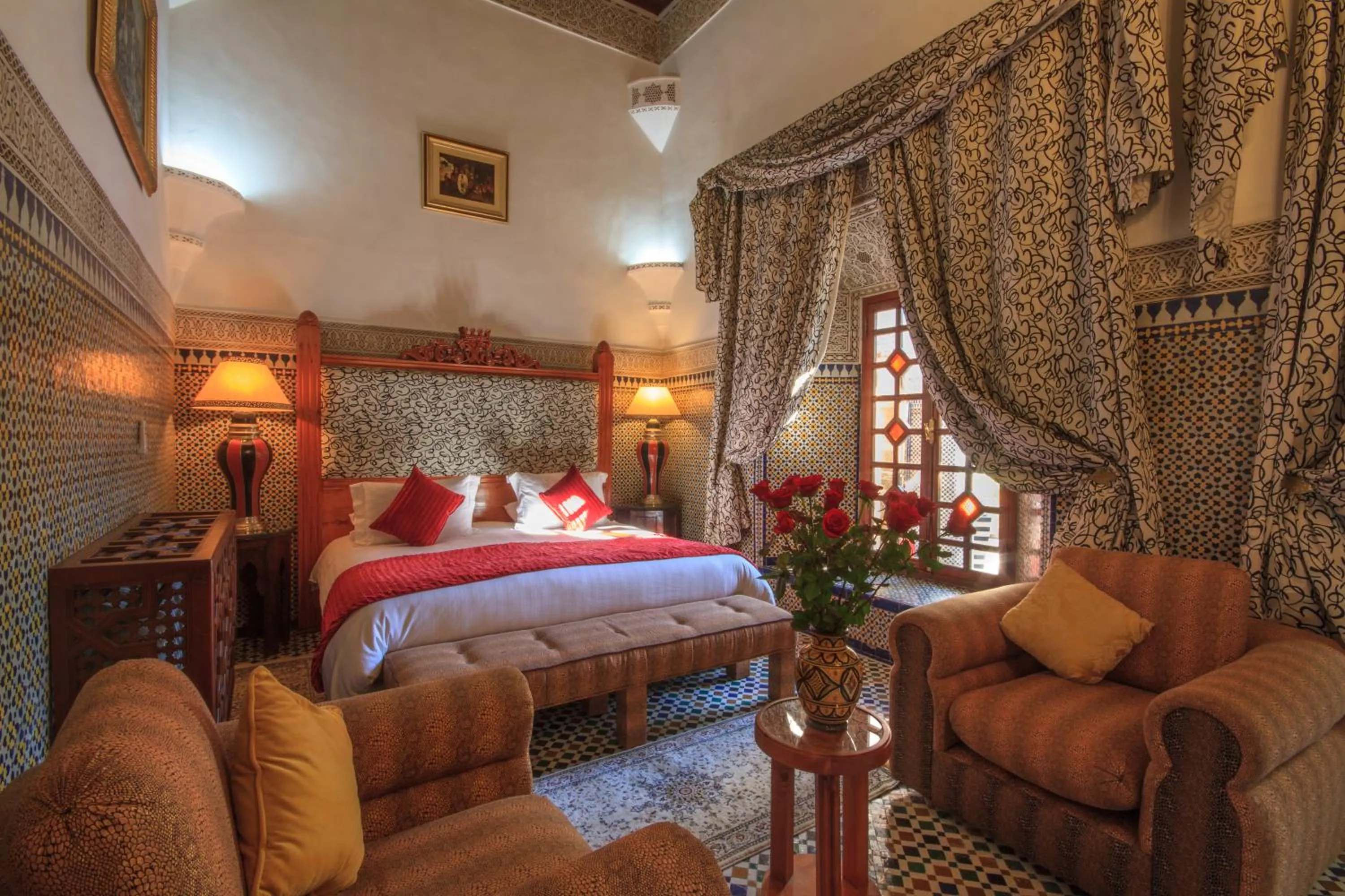 Bed in Palais Dar Donab