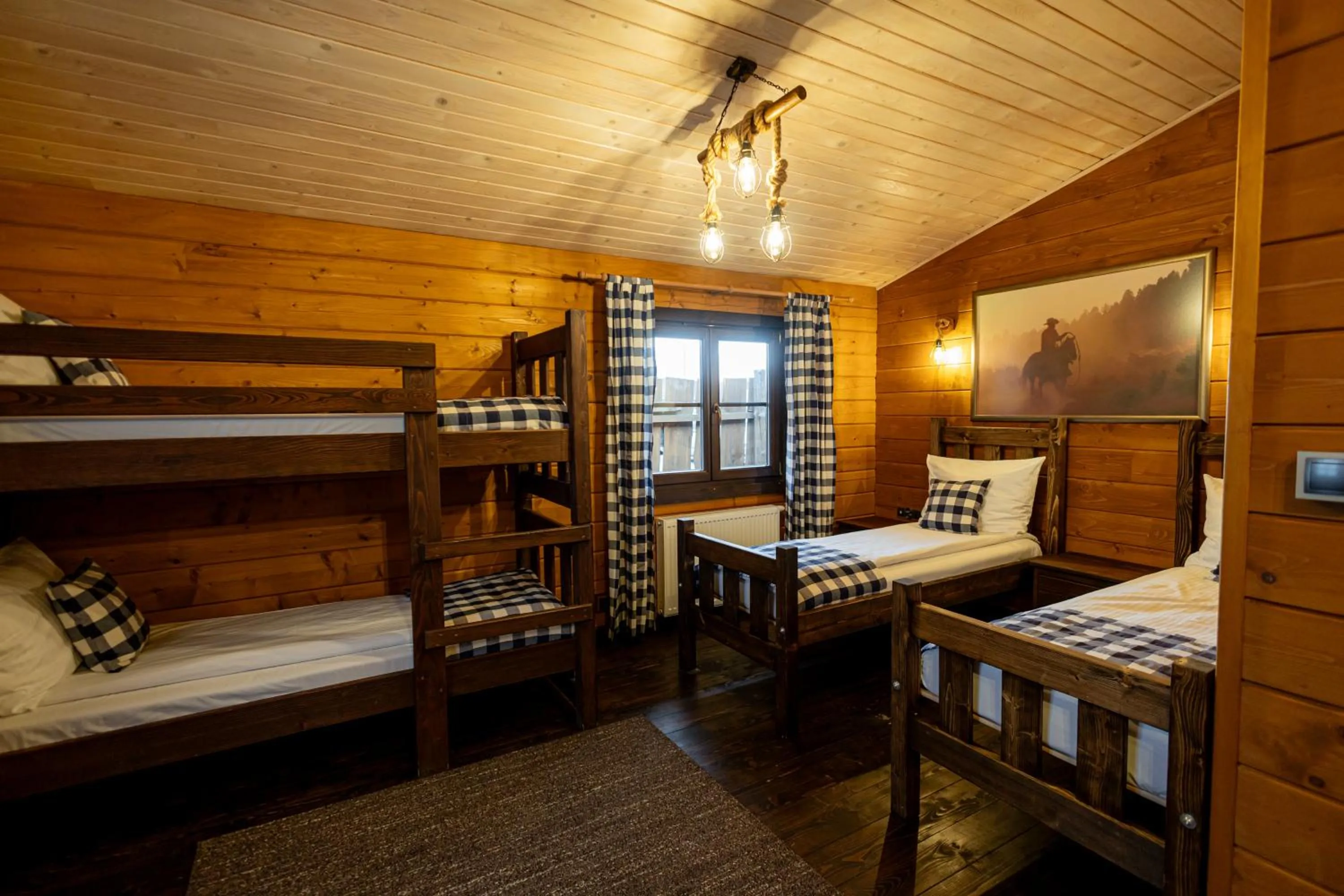 Bed in Western Camp Resort