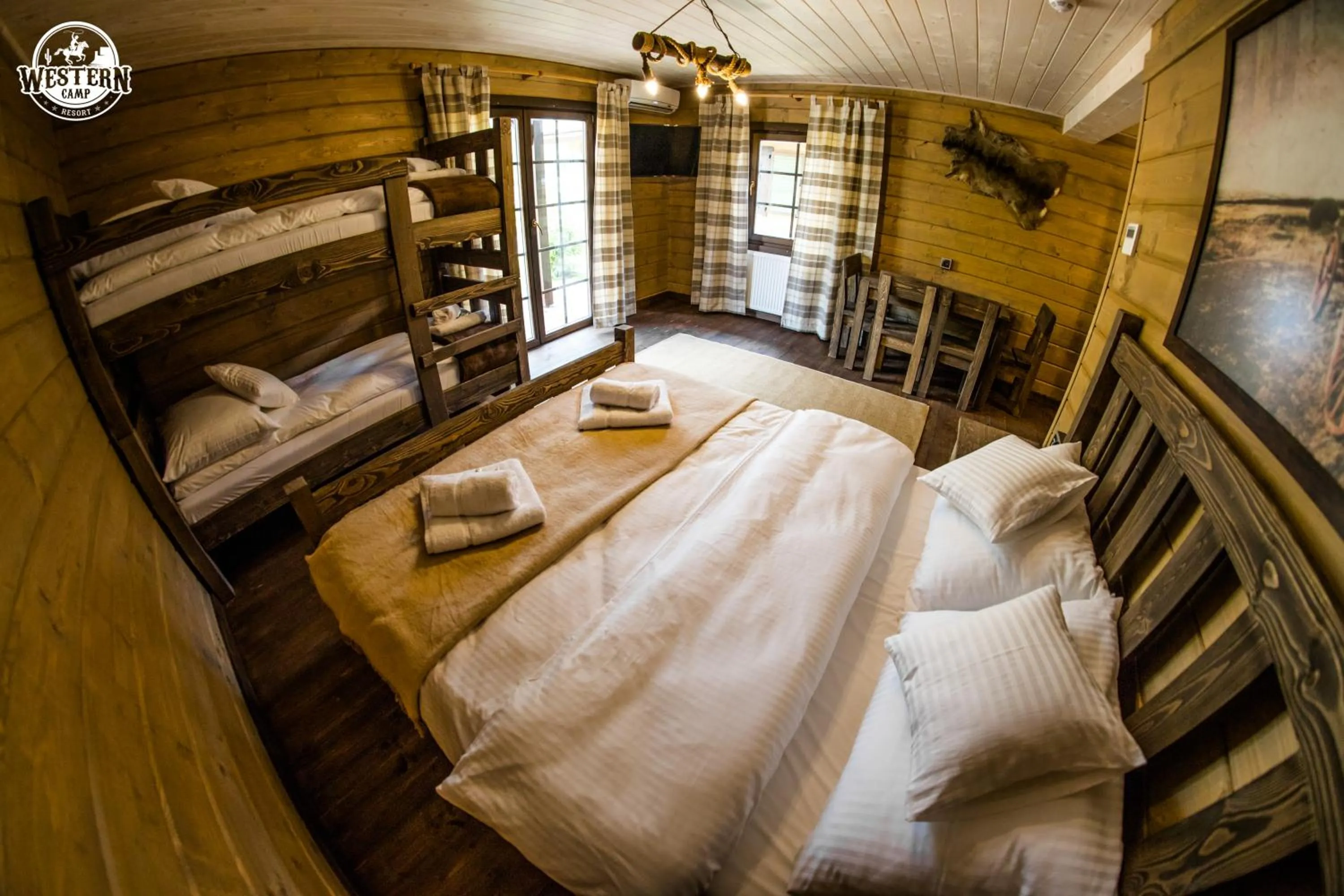 Bed in Western Camp Resort