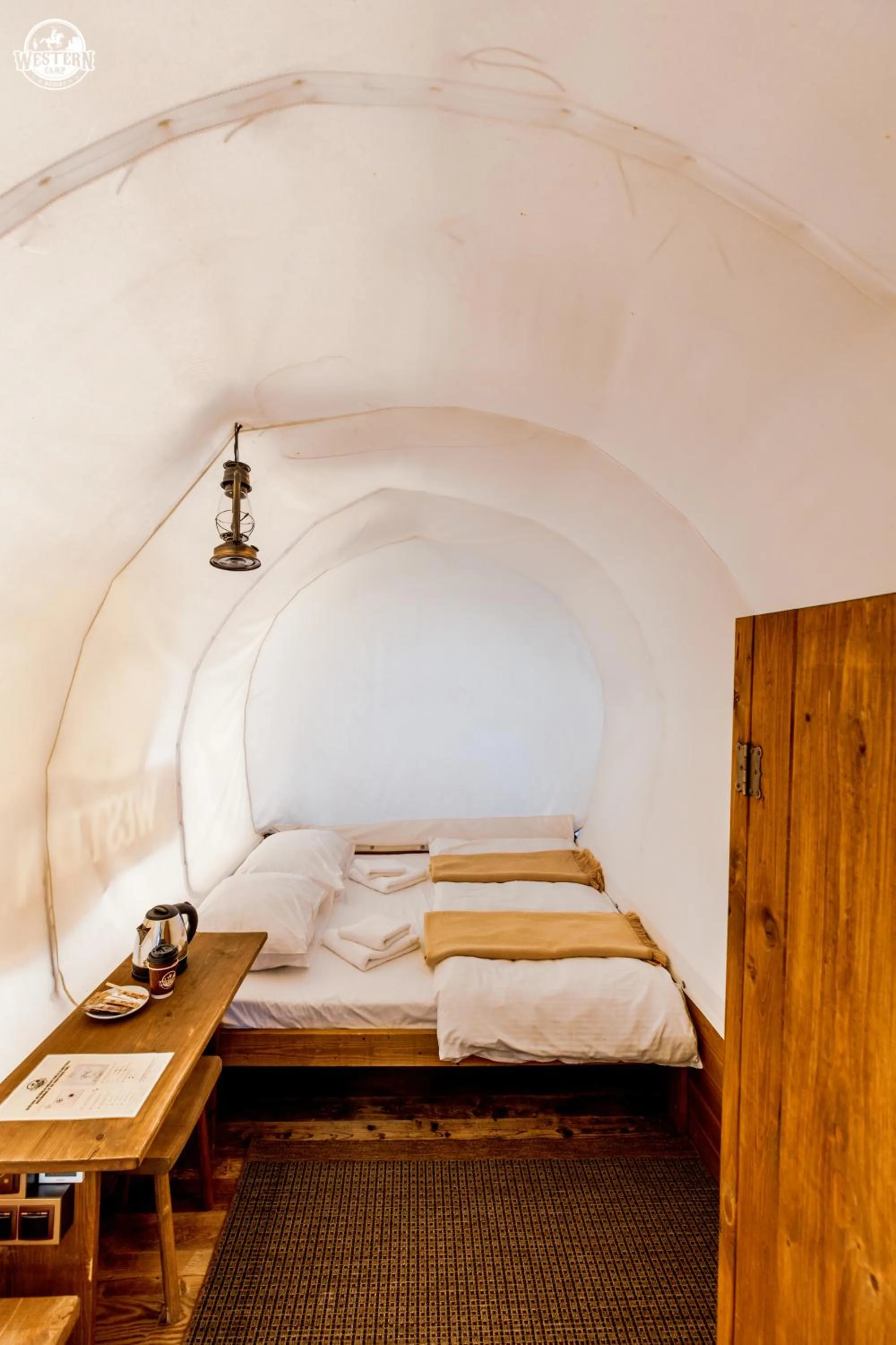 Bed in Western Camp Resort