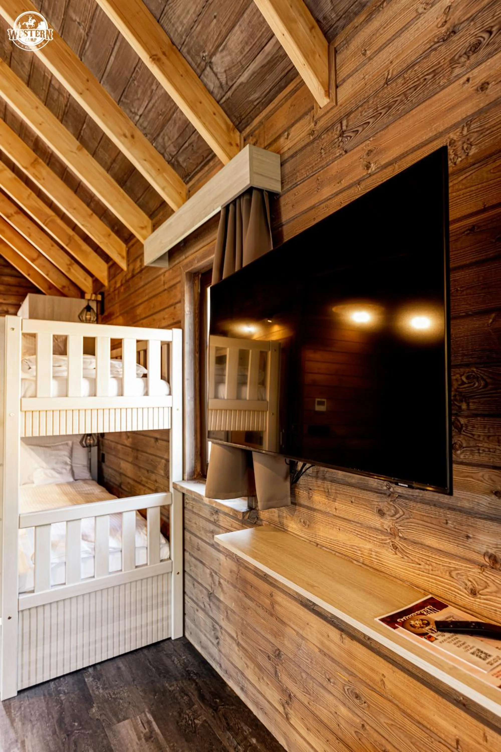 Bed in Western Camp Resort