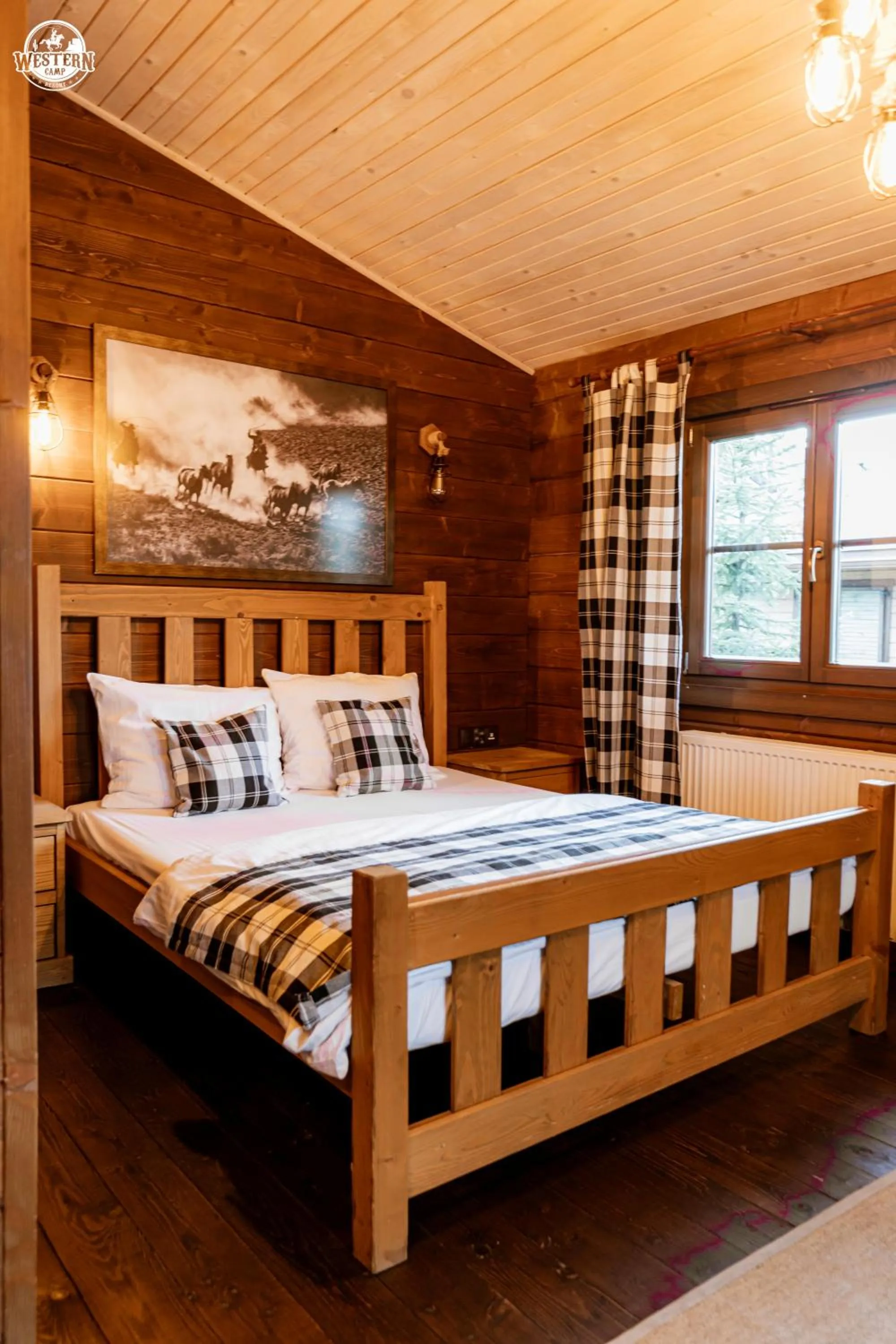 Bed in Western Camp Resort