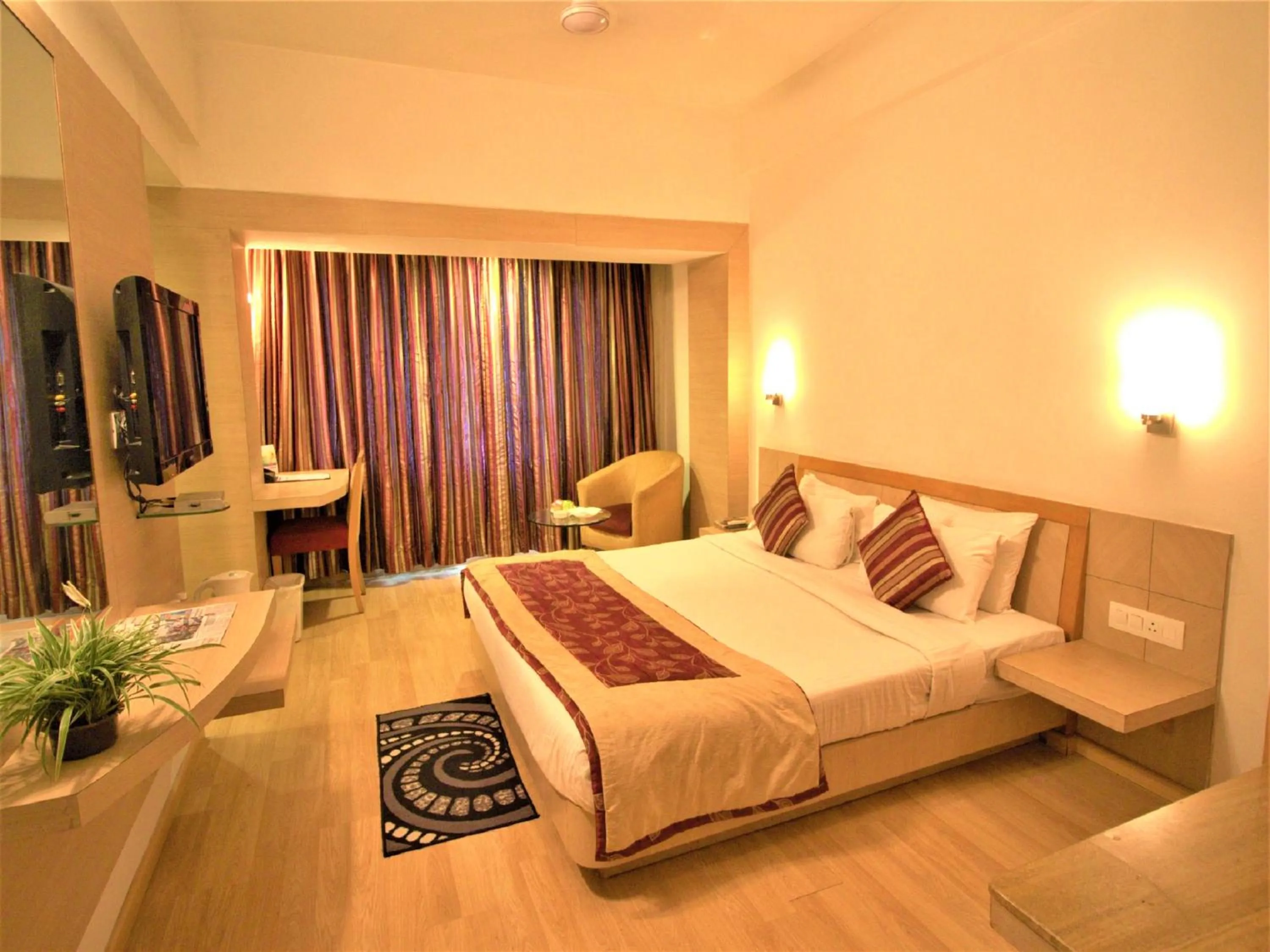 Photo of the whole room, Bed in IRA By Orchid Bhubaneswar