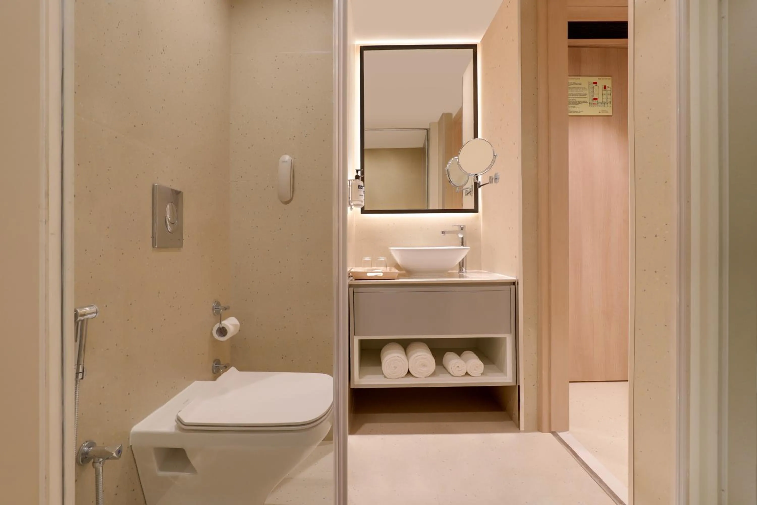 Bathroom in Keys Prima by Lemon Tree Hotels, Pimpri, Pune