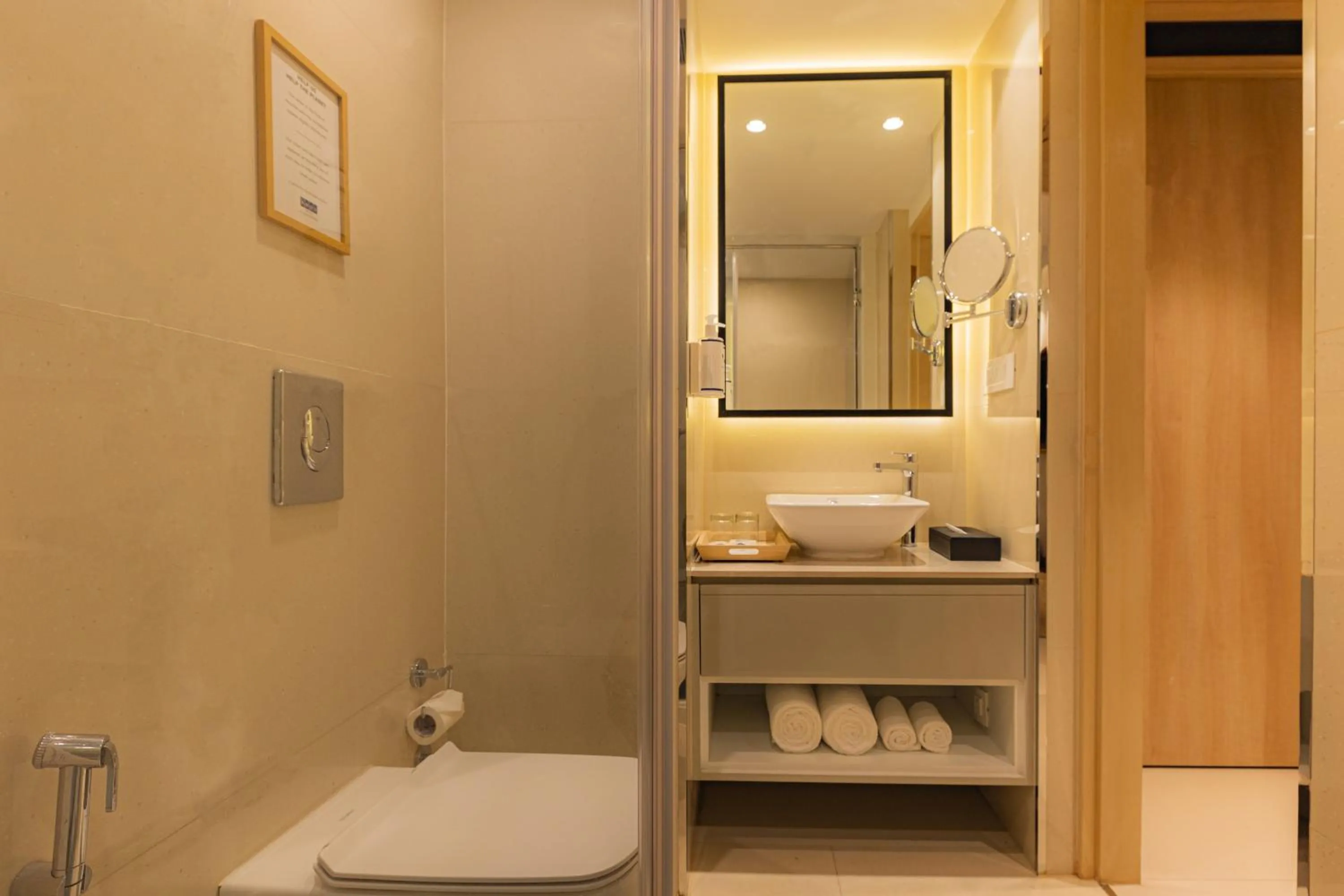 Bathroom in Keys Prima by Lemon Tree Hotels, Pimpri, Pune