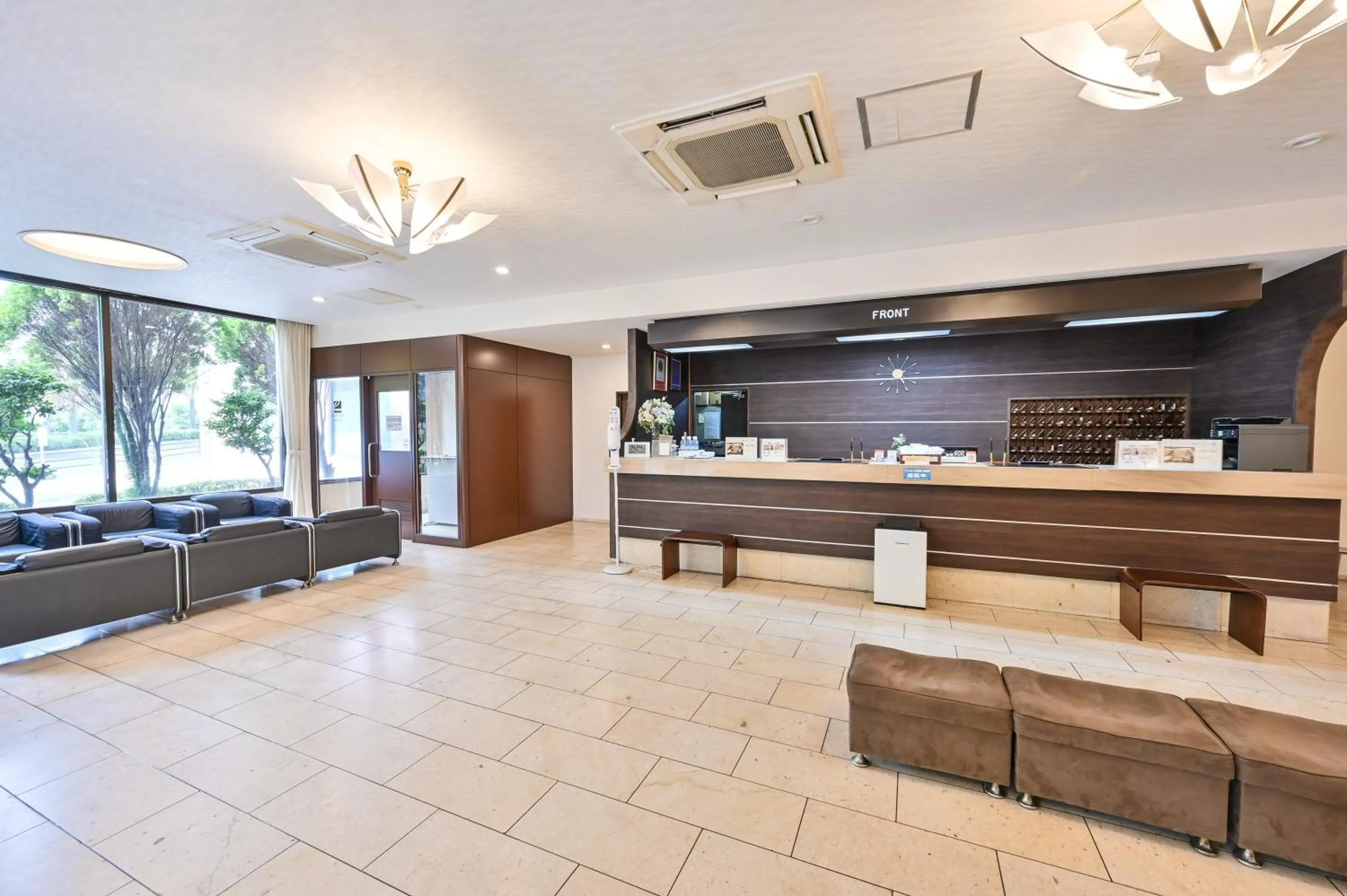 Lobby or reception in Kagoshima Daiichi Hotel Kamoike