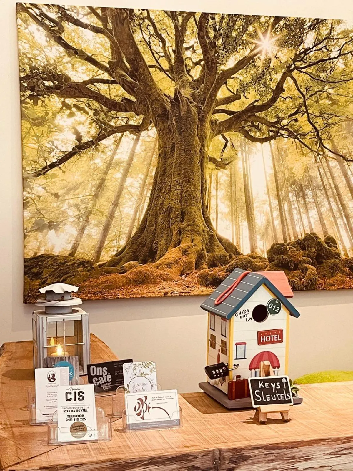 Lobby or reception in Gasterij Hotel Dennenoord