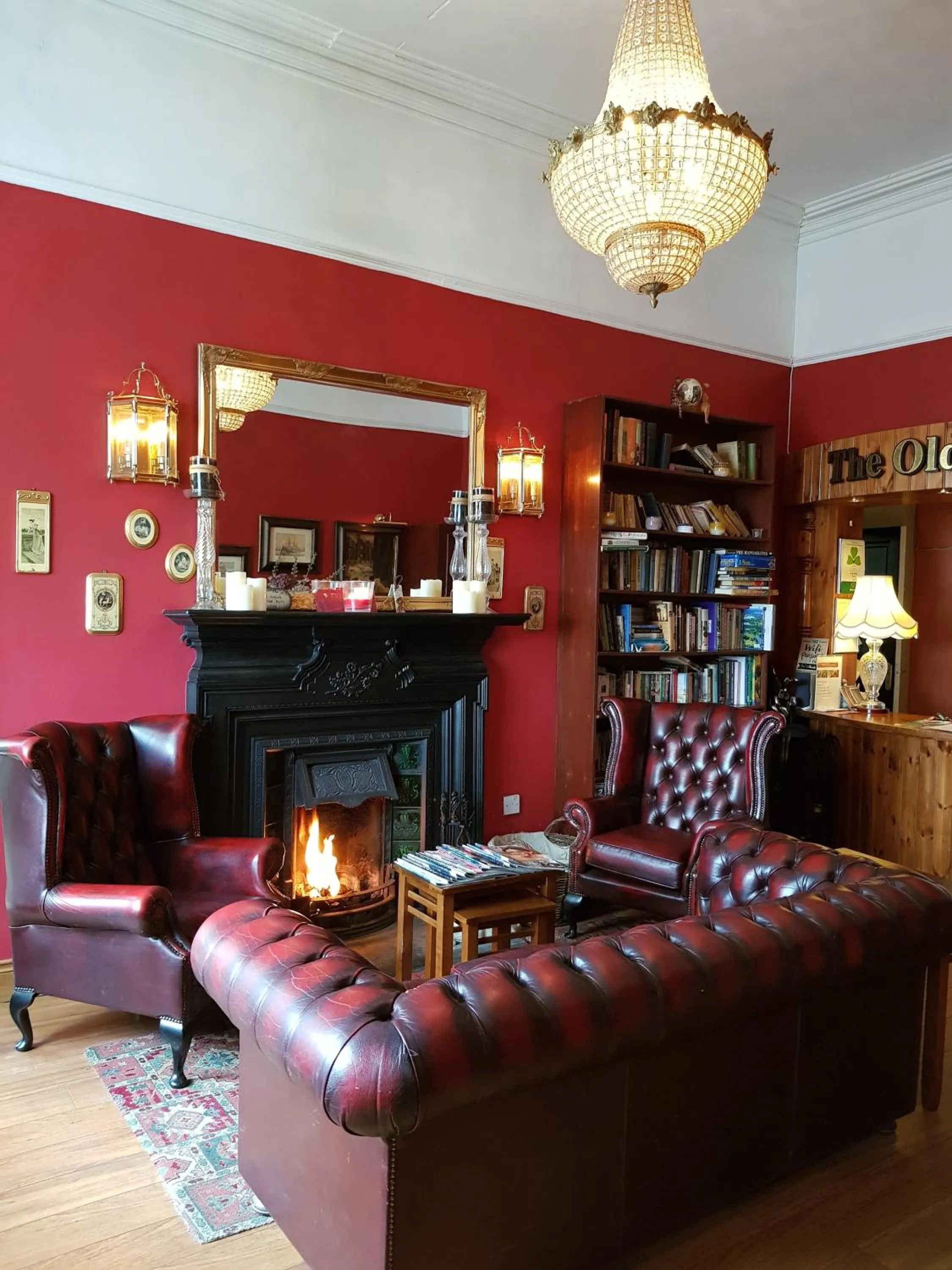 Communal lounge/ TV room in The Old Bank Bruff Family Town House