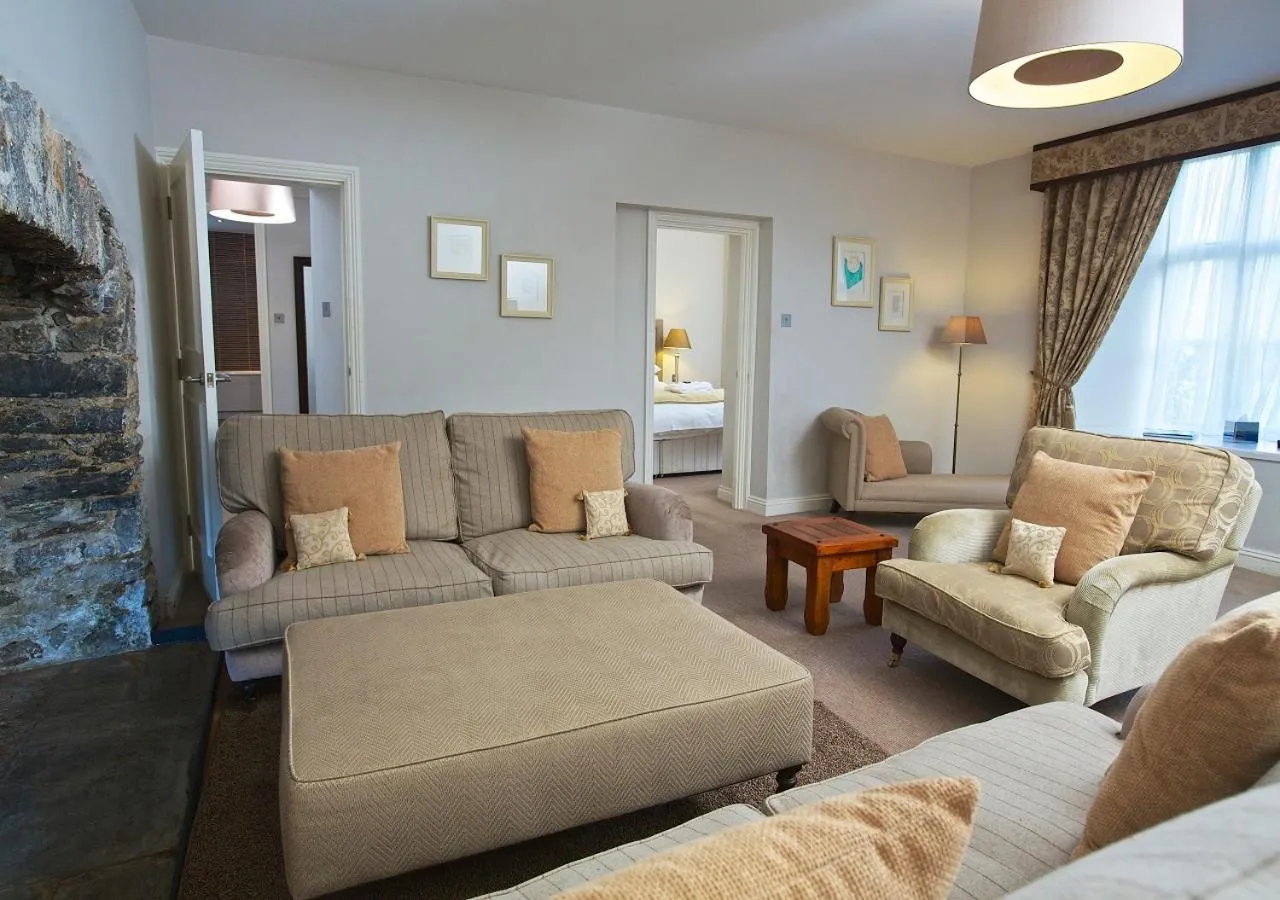 Seating area in Dartington Hall