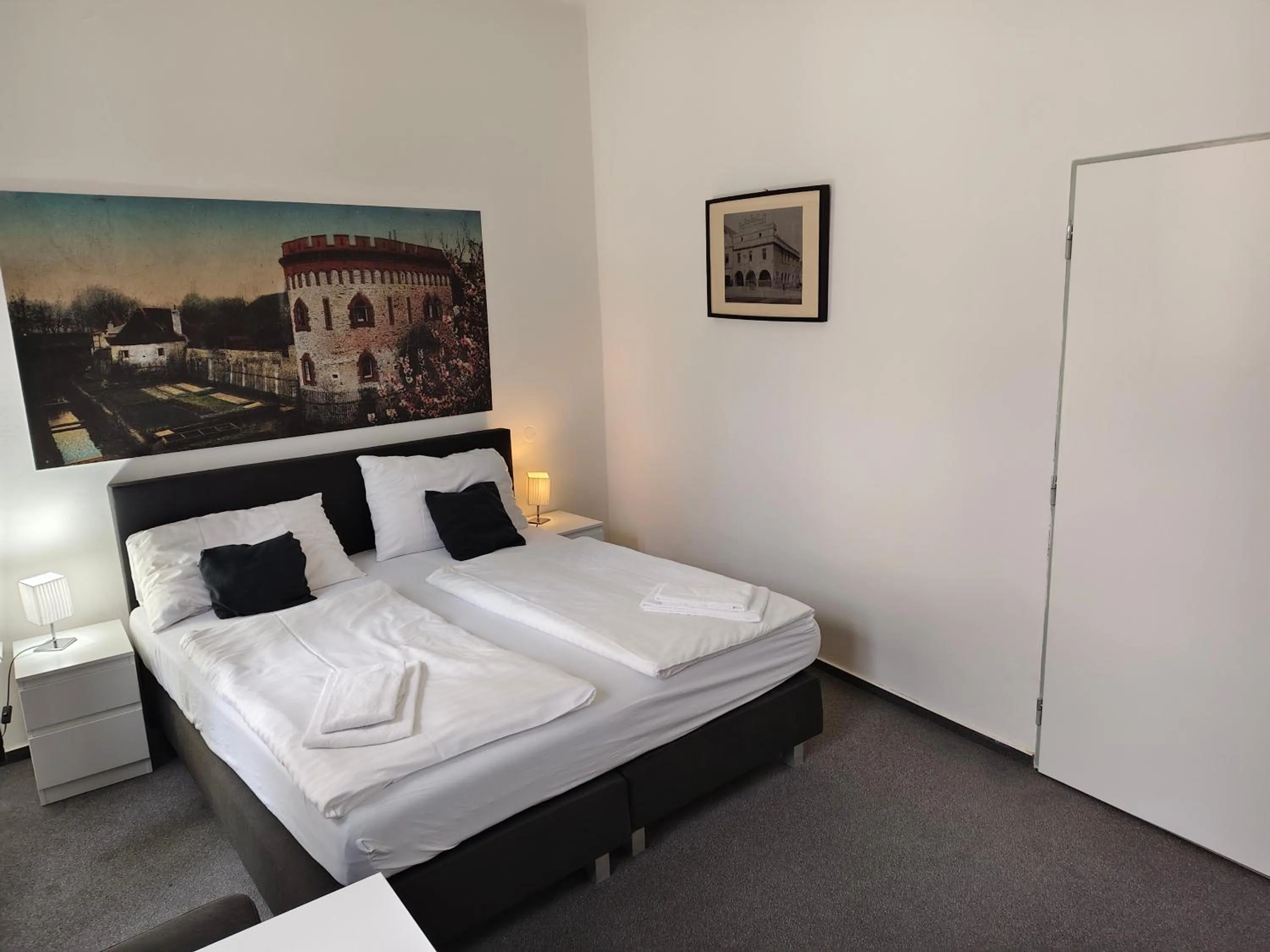 Bed in Hotel Bílý Koníček