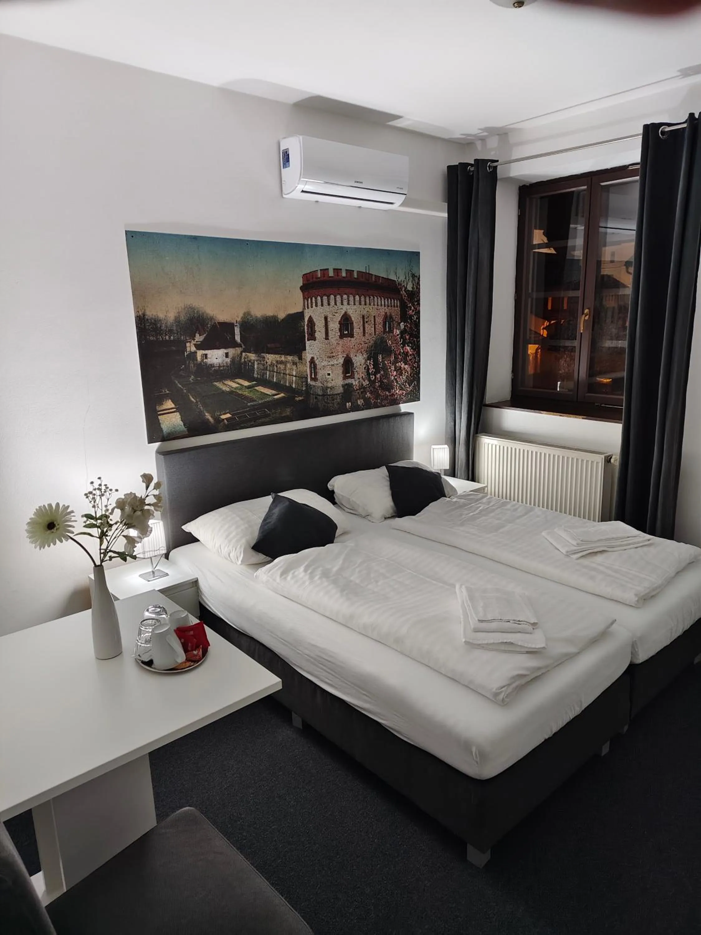 Bed in Hotel Bílý Koníček