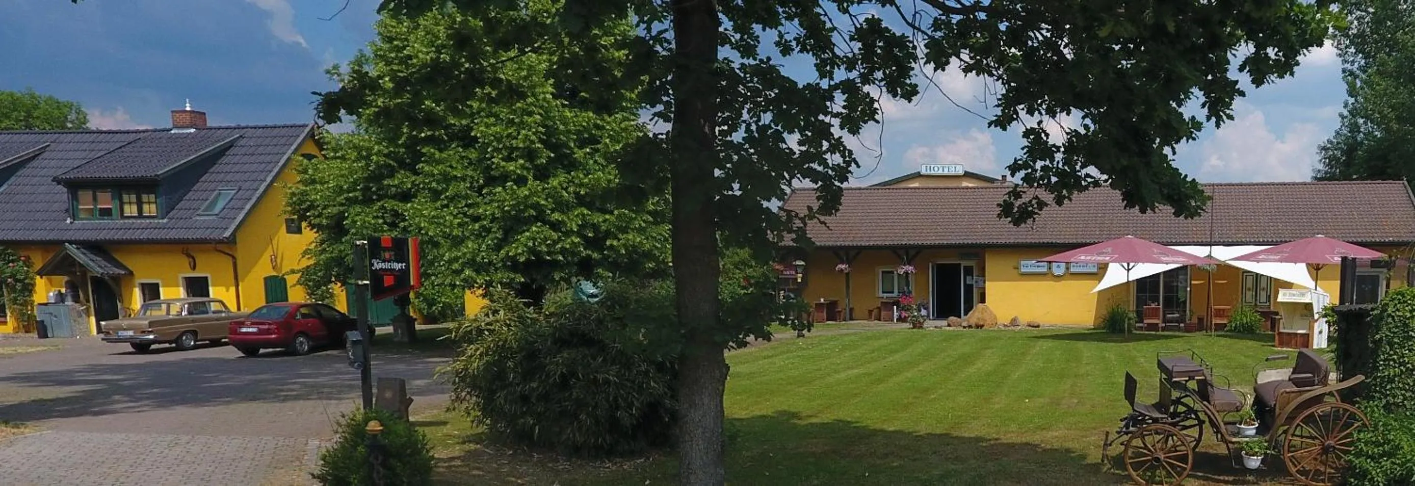 Garden in hotel das deichhaus