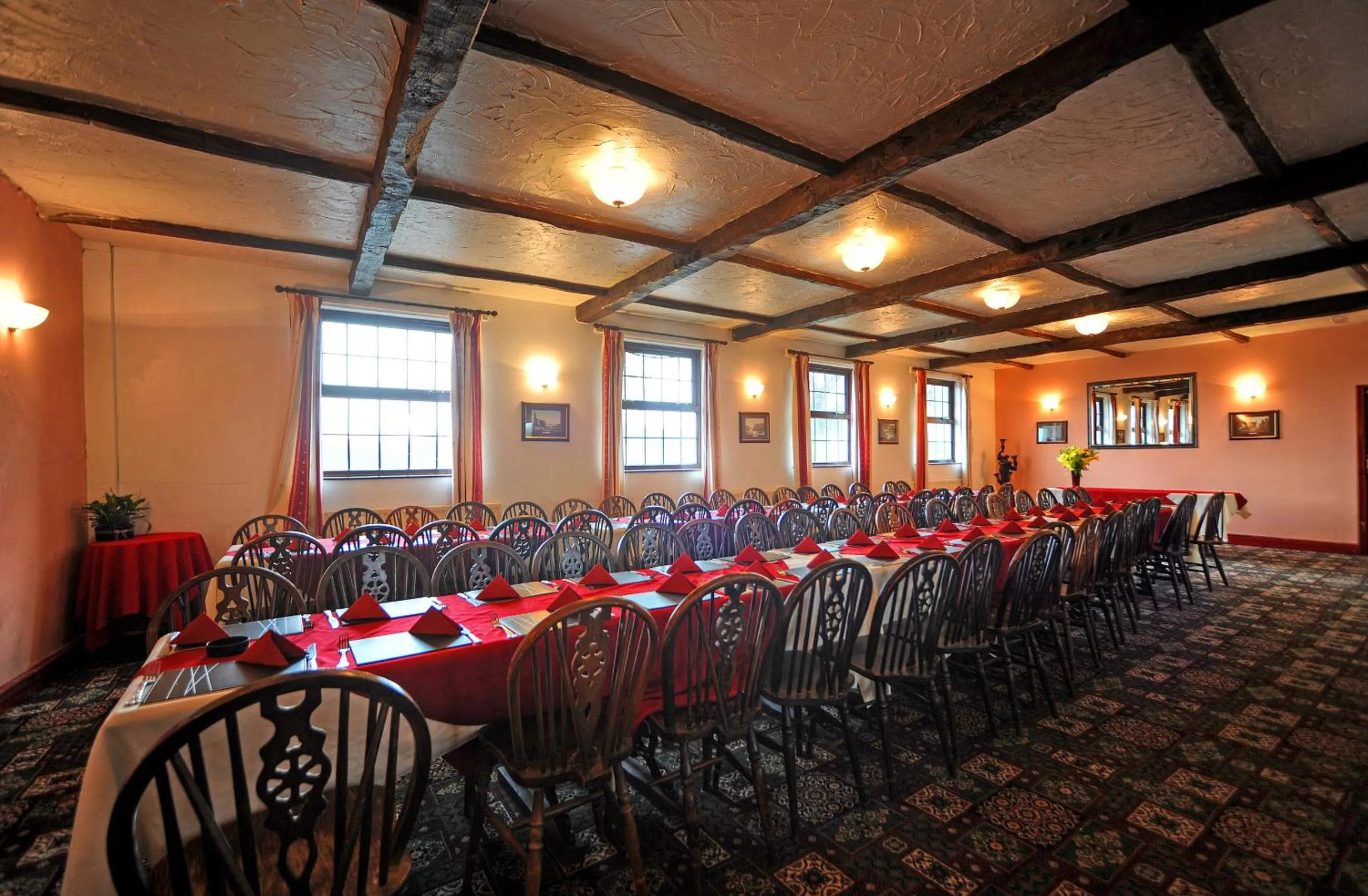 Dining area in The West Country Inn
