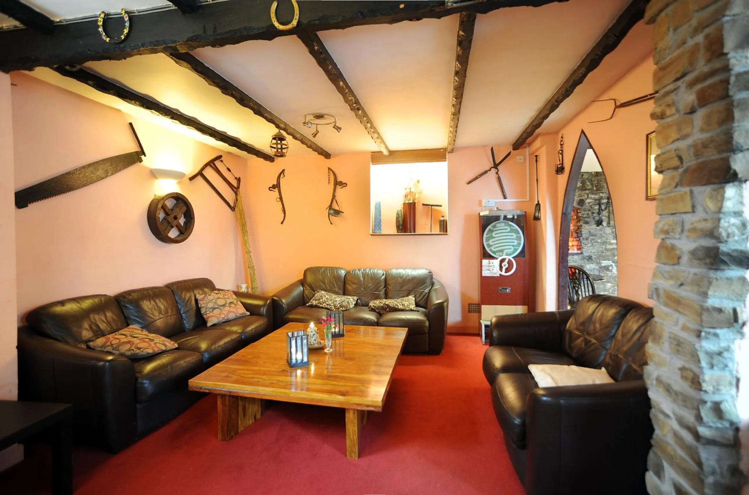 Seating area in The West Country Inn