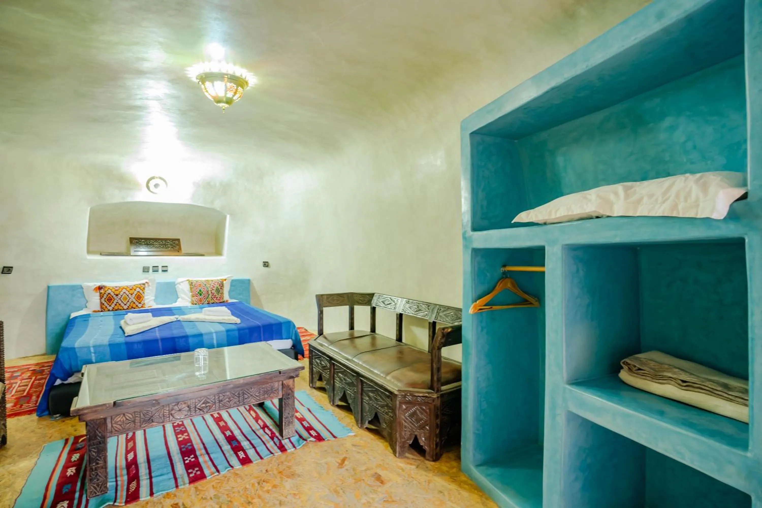 Bed in Kasbah Tizzarouine